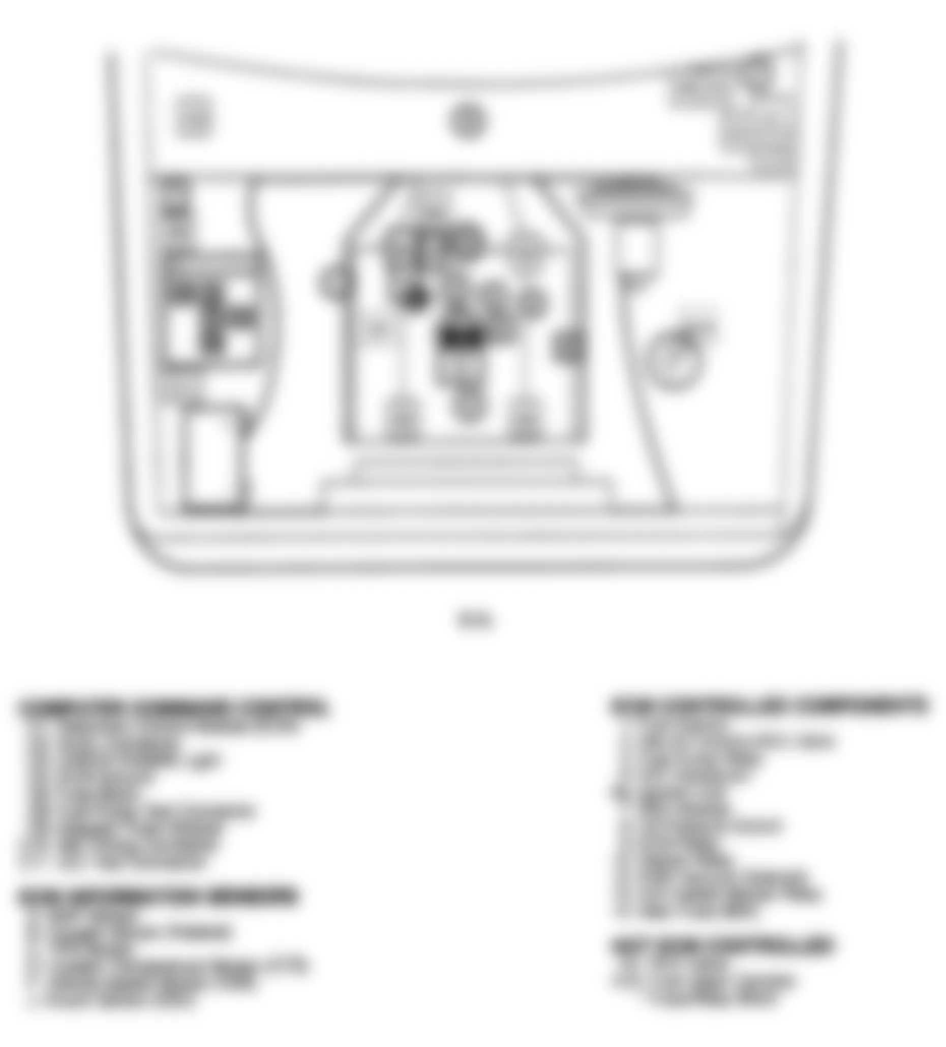 Isuzu Amigo S 1991 - Component Locations -  Component Locations (2 Of 5)