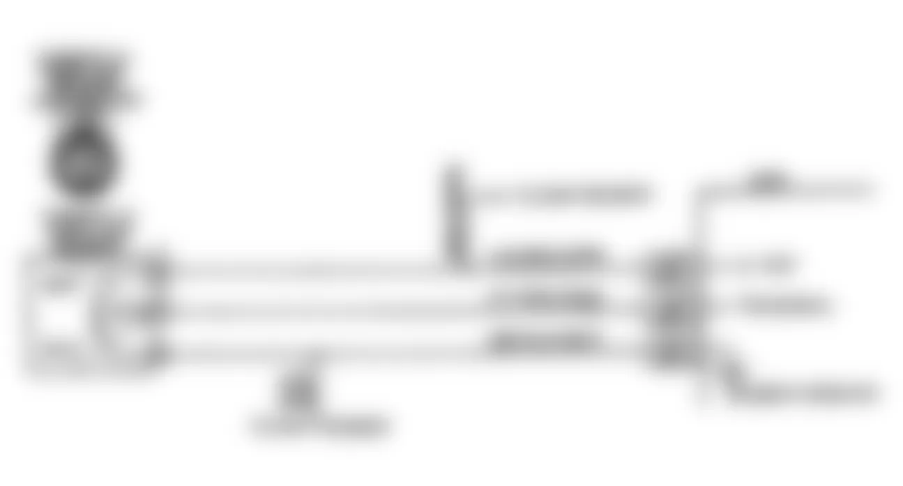 Isuzu Impulse RS 1991 - Component Locations -  Code 21B Circuit Diagram-TPS Circuit (Non-Turbo)