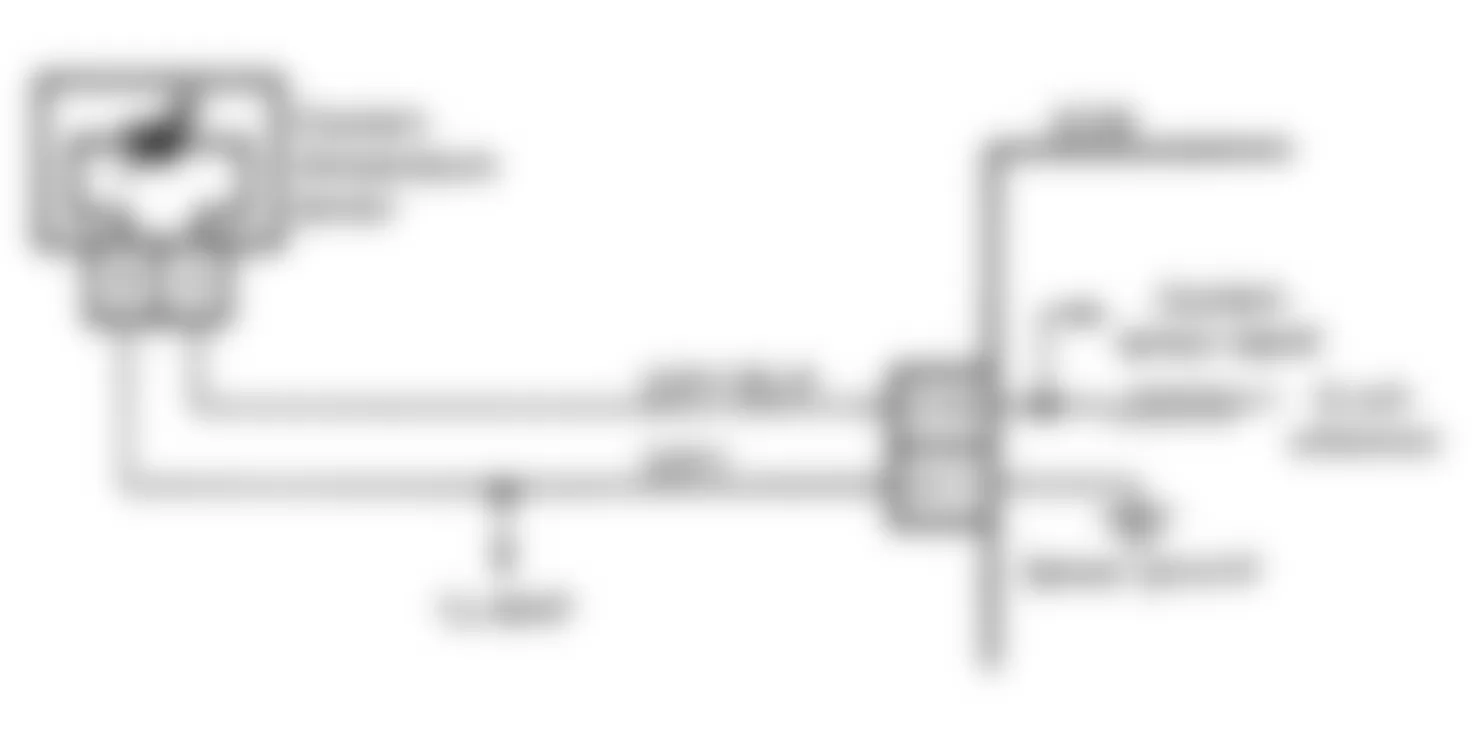 Isuzu Impulse XS 1991 - Component Locations -  Code 14 Circuit Diagram-CTS Circuit (Turbo)
