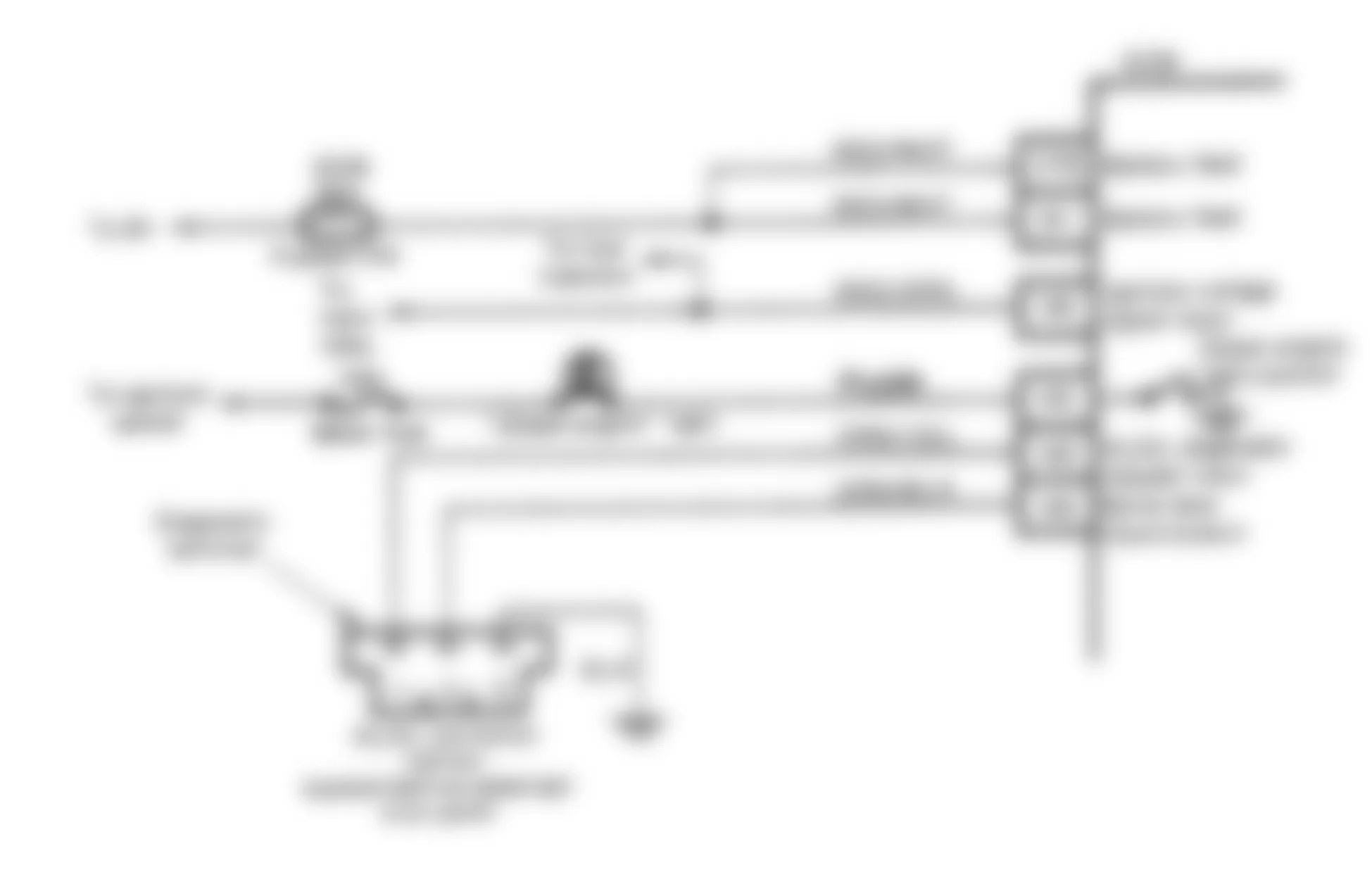 Isuzu Stylus S 1991 - Component Locations -  Chart A-2 Circuit Diagram-No ALDL Data (Turbo)