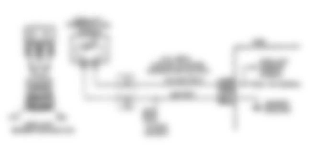 Isuzu Stylus S 1991 - Component Locations -  Code 14A Circuit Diagram-CTS Circuit (Non-Turbo)