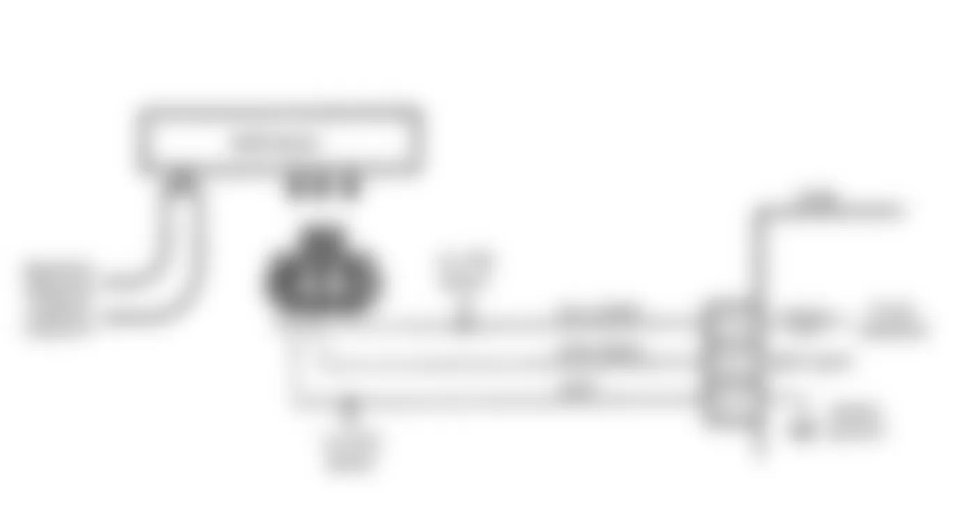 Isuzu Impulse RS 1992 - Component Locations -  Code No. 34 Schematic (1.6L Turbo) MAP Sensor (Signal Voltage Low - High Vacuum)
