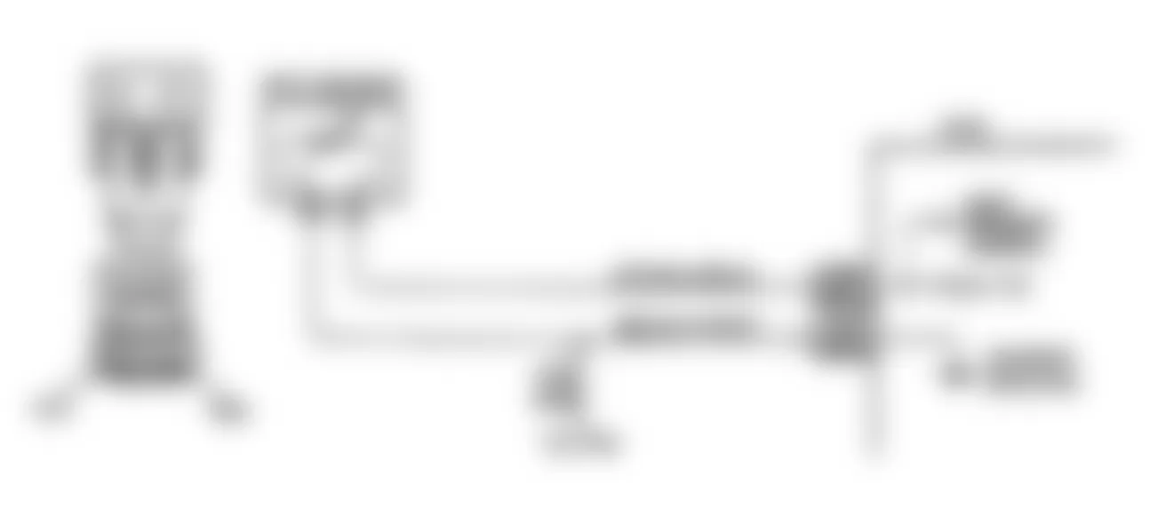 Isuzu Impulse XS 1992 - Component Locations -  Code No. 23B Schematic (1.6L & 1.8L Non-Turbo) Manifold Air Temperature (MAT) Sensor Circuit (High Temp. Indicated)