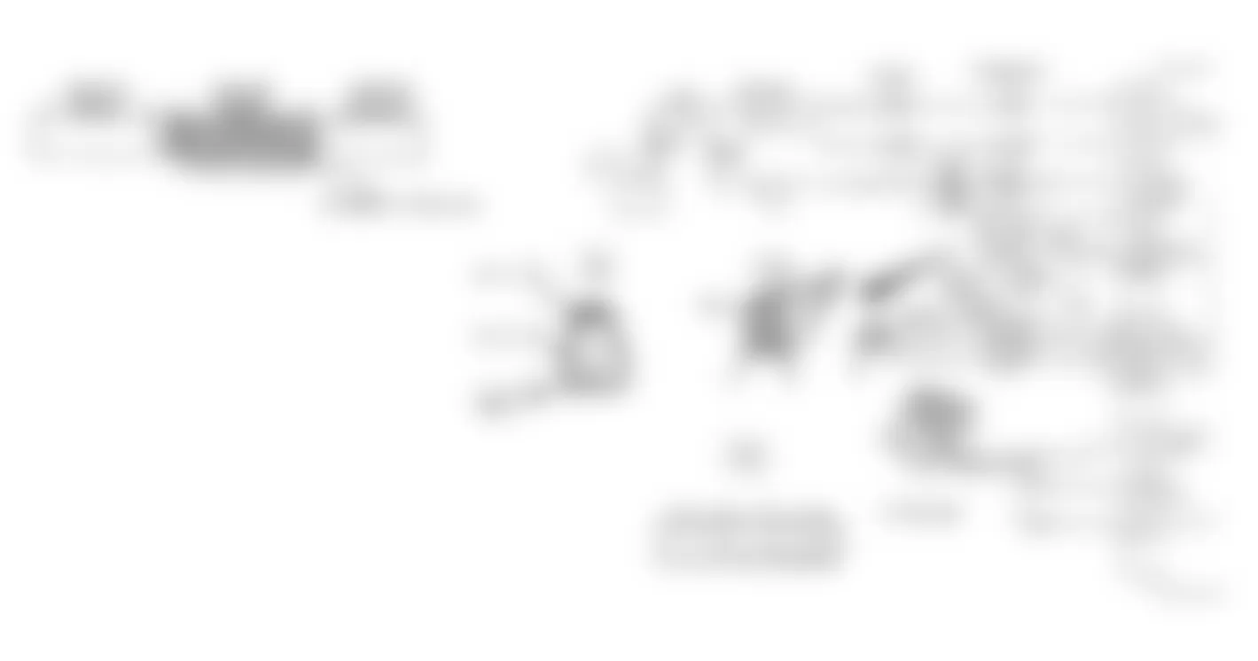 Isuzu Rodeo LS 1992 - Component Locations -  Test No. 2 Schematic, Check Engine Light Inoperative