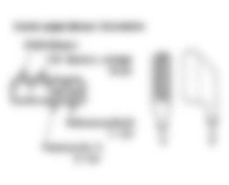 Isuzu Rodeo LS 1992 - Component Locations -  Code No. 41 Connector, Crank Angle Sensor Circuit