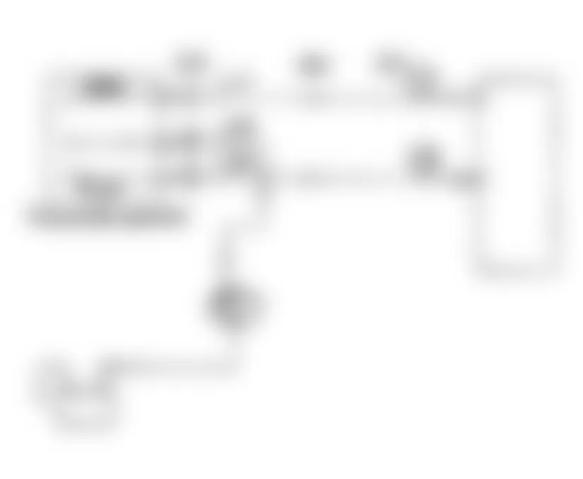 Isuzu Rodeo LS 1992 - Component Locations -  Code No. 44, 45 Schematic, O2 Sensor-Lean/Rich Fuel Mixture