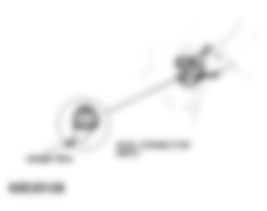 Isuzu Trooper LS 1992 - Component Locations -  Identifying ALDL Connector Location (Trooper)