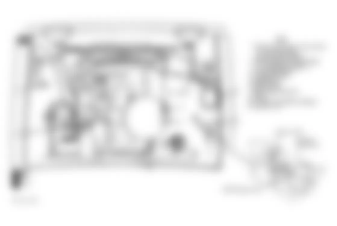 Isuzu Amigo XS 1993 - Component Locations -  Component Locations (3 Of 6)