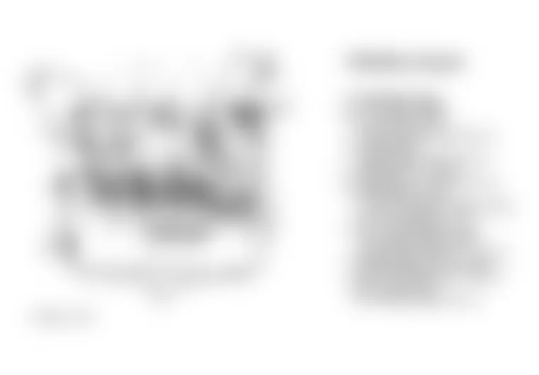 Isuzu Amigo S 1994 - Component Locations -  Component Locations (1 Of 5)