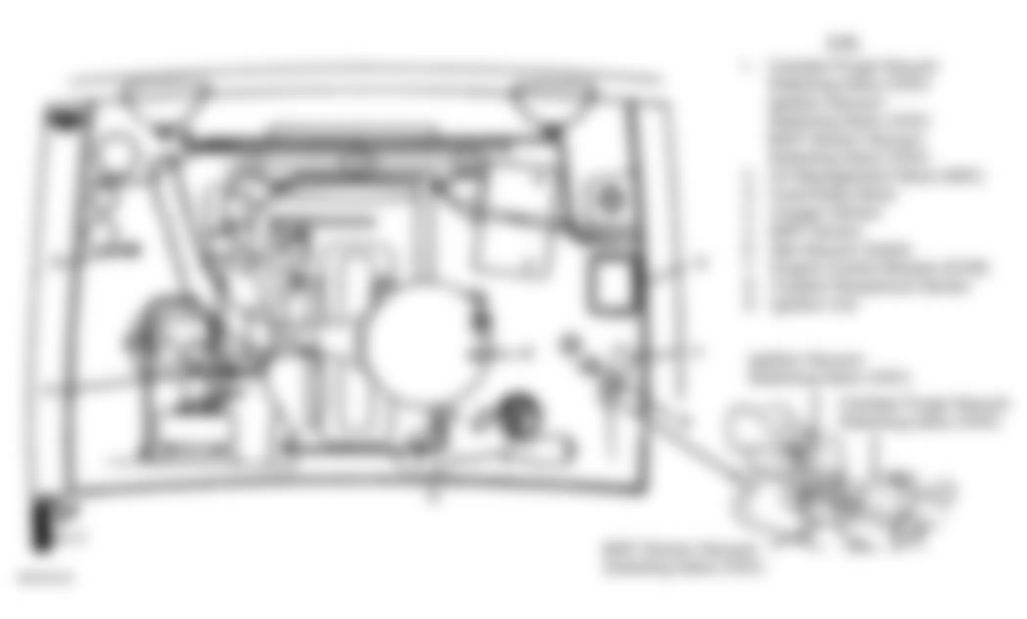 Isuzu Pickup S 1995 - Component Locations -  Engine Compartment (2.3L)