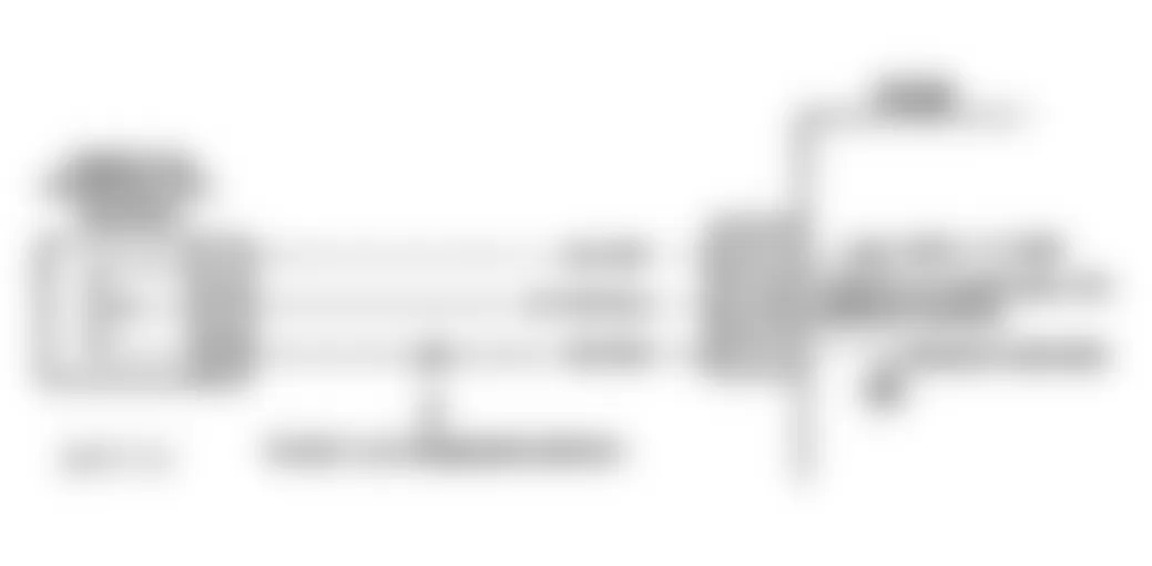 Isuzu Hombre S 1996 - Component Locations -  TP Sensor Circuit (Hombre)