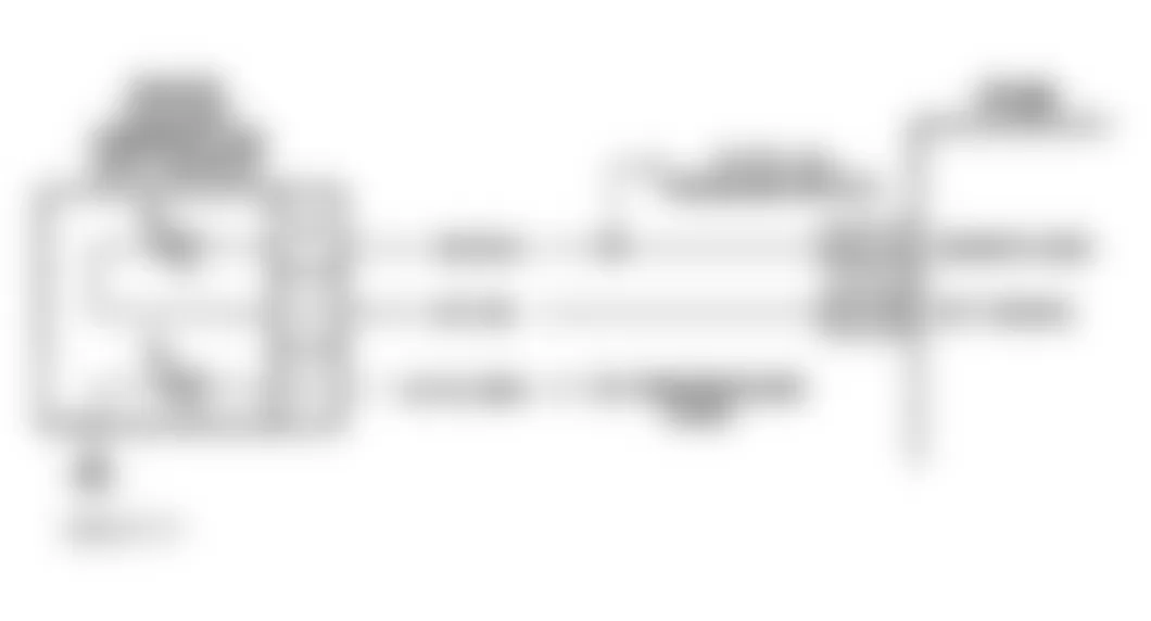 Isuzu Hombre XS 1996 - Component Locations -  ECT Sensor Circuit (Hombre)