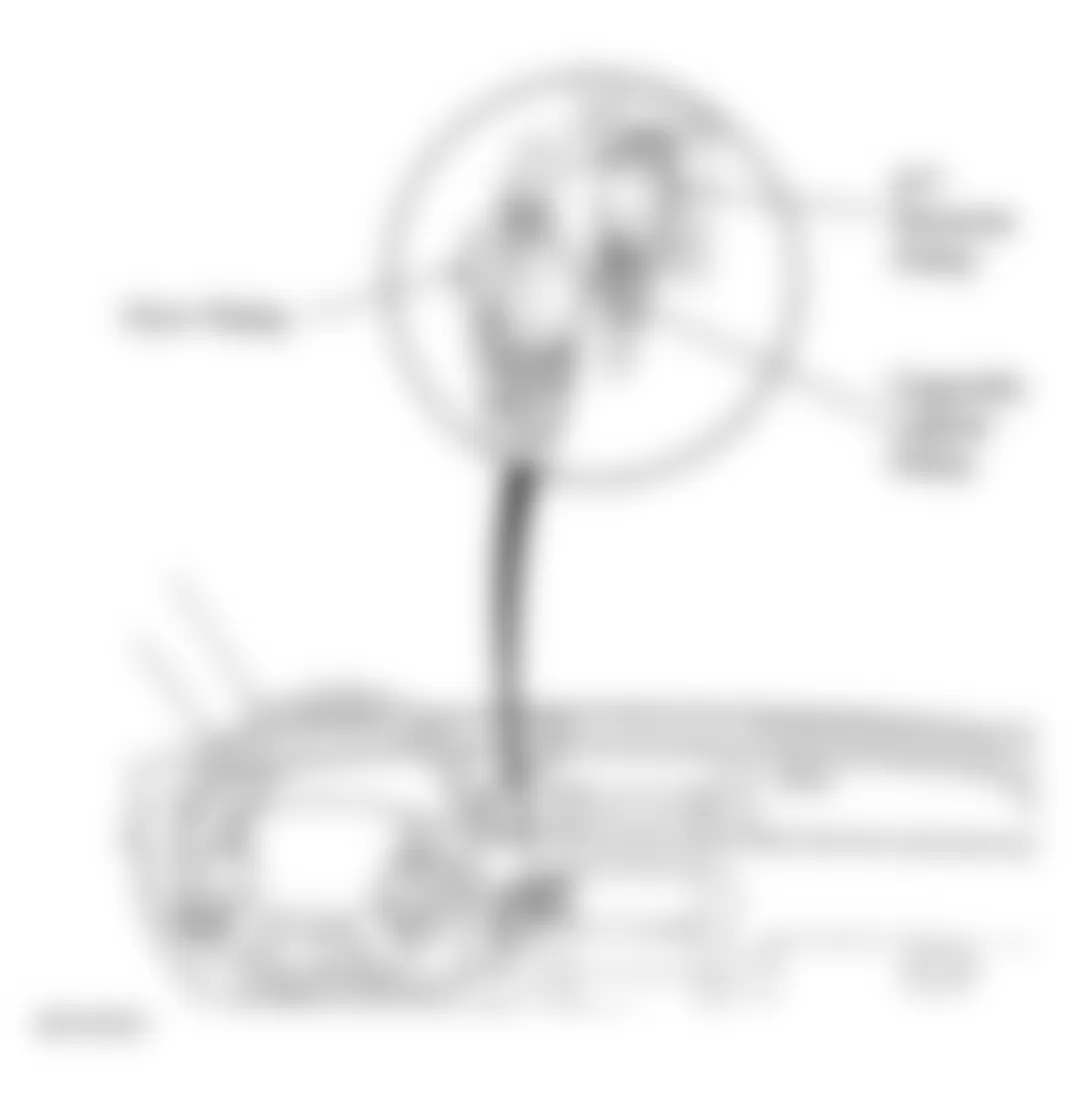 Isuzu Oasis LS 1996 - Component Locations -  Dash