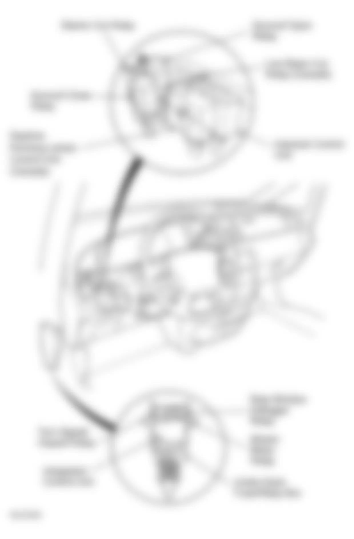 Isuzu Oasis LS 1996 - Component Locations -  Dash