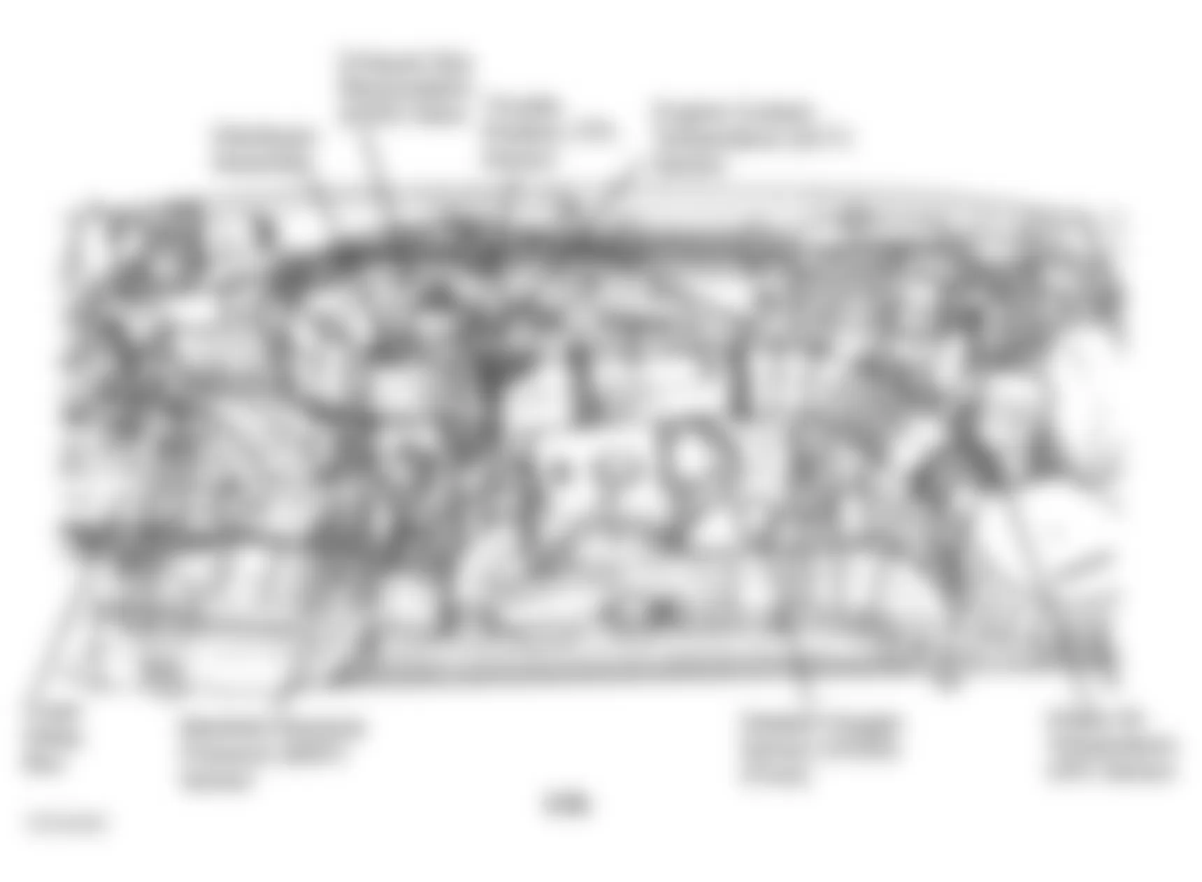 Isuzu Rodeo LS 1997 - Component Locations -  Engine Compartment (2.6L)