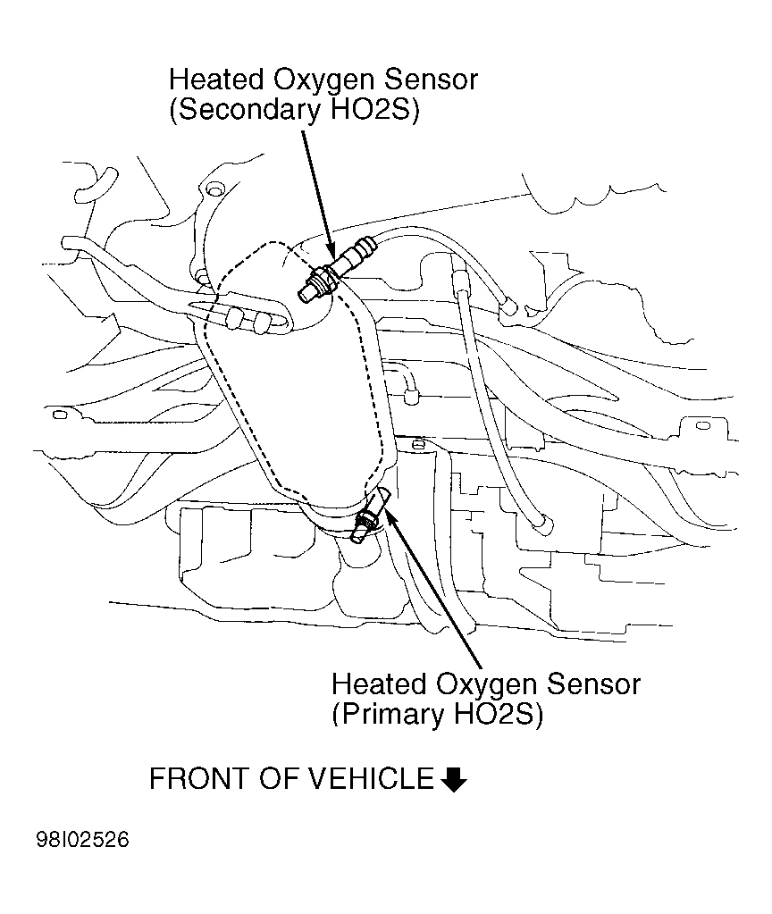 Isuzu Oasis LS 1998 - Component Locations -  Underside Of Vehicle