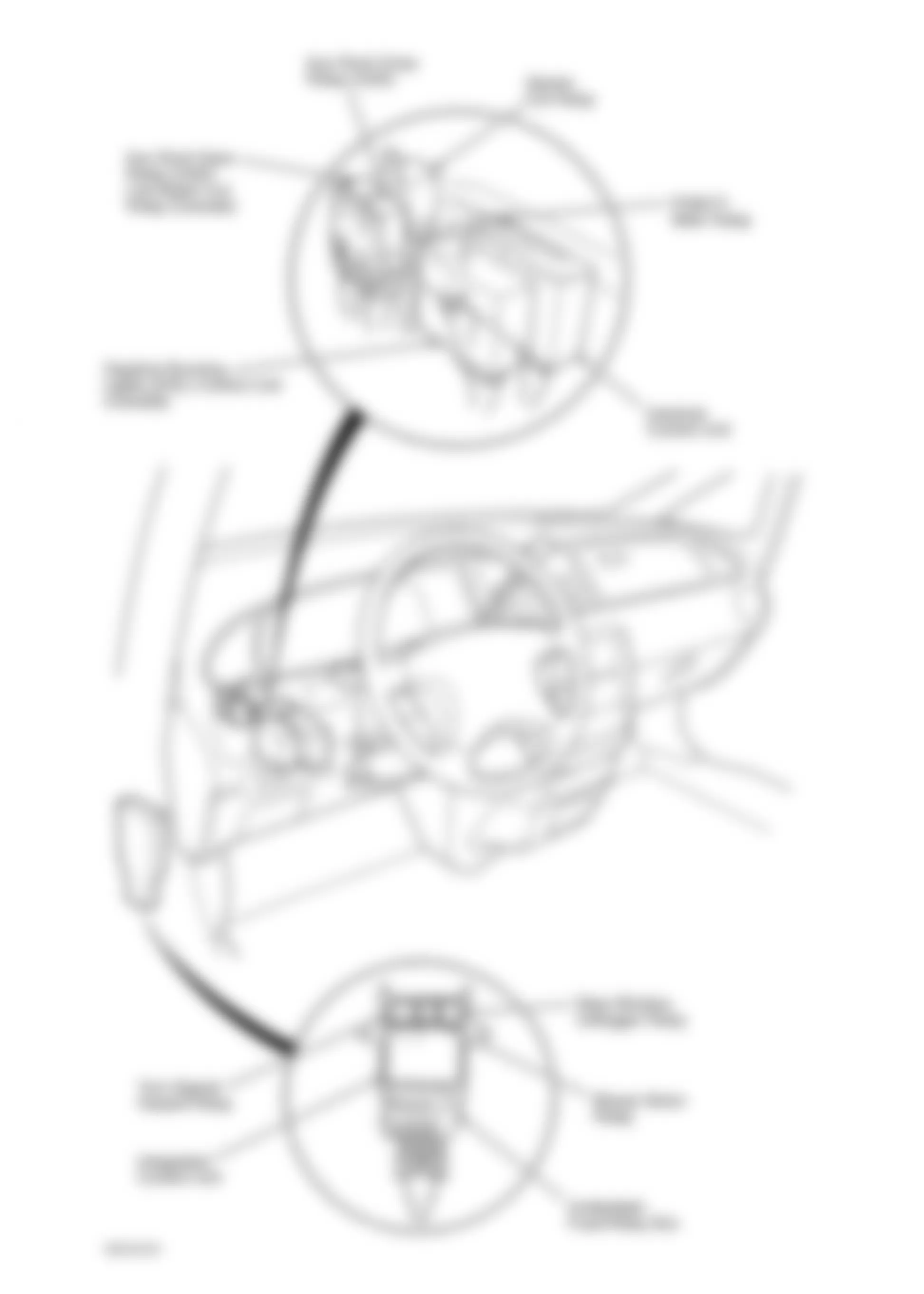 Isuzu Oasis LS 1998 - Component Locations -  Dash