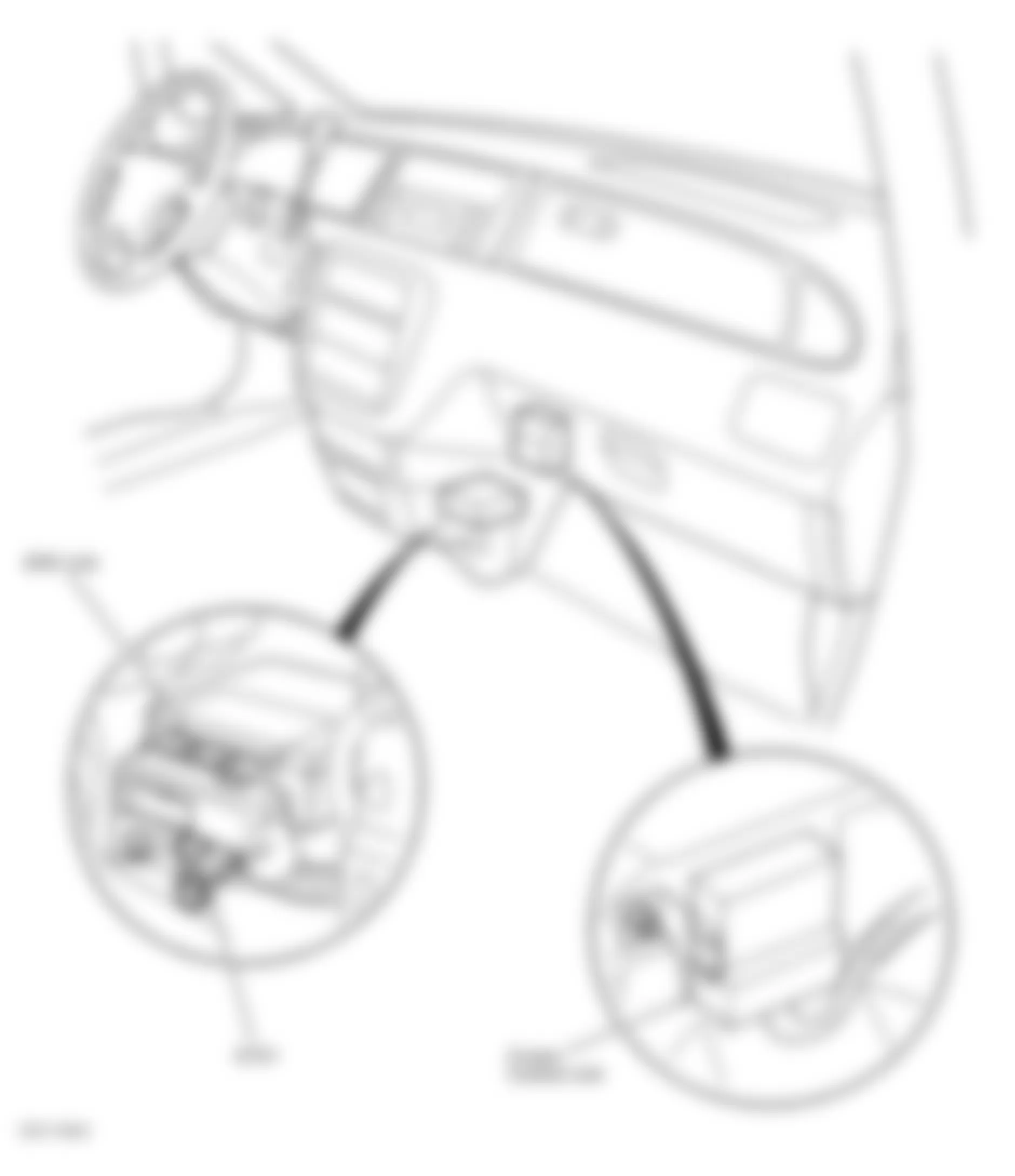 Isuzu Oasis LS 1998 - Component Locations -  Dash