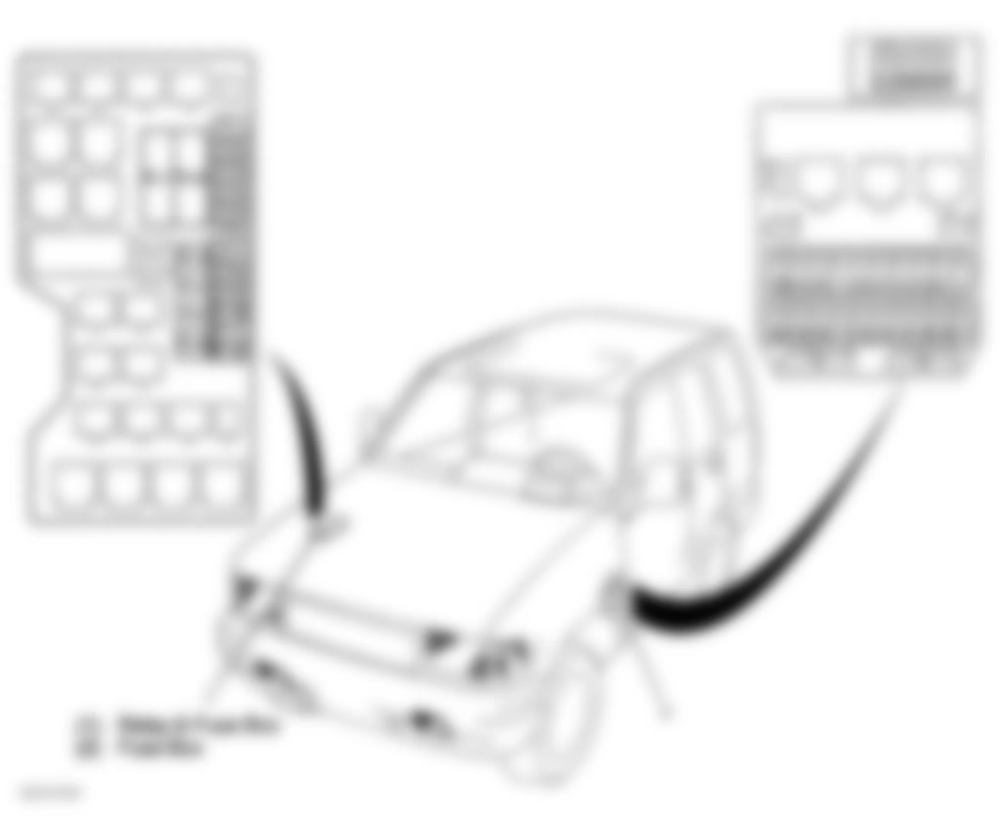 Isuzu Trooper Limited 1998 - Component Locations -  Identifying Relay & Fuse Box Location & Layout