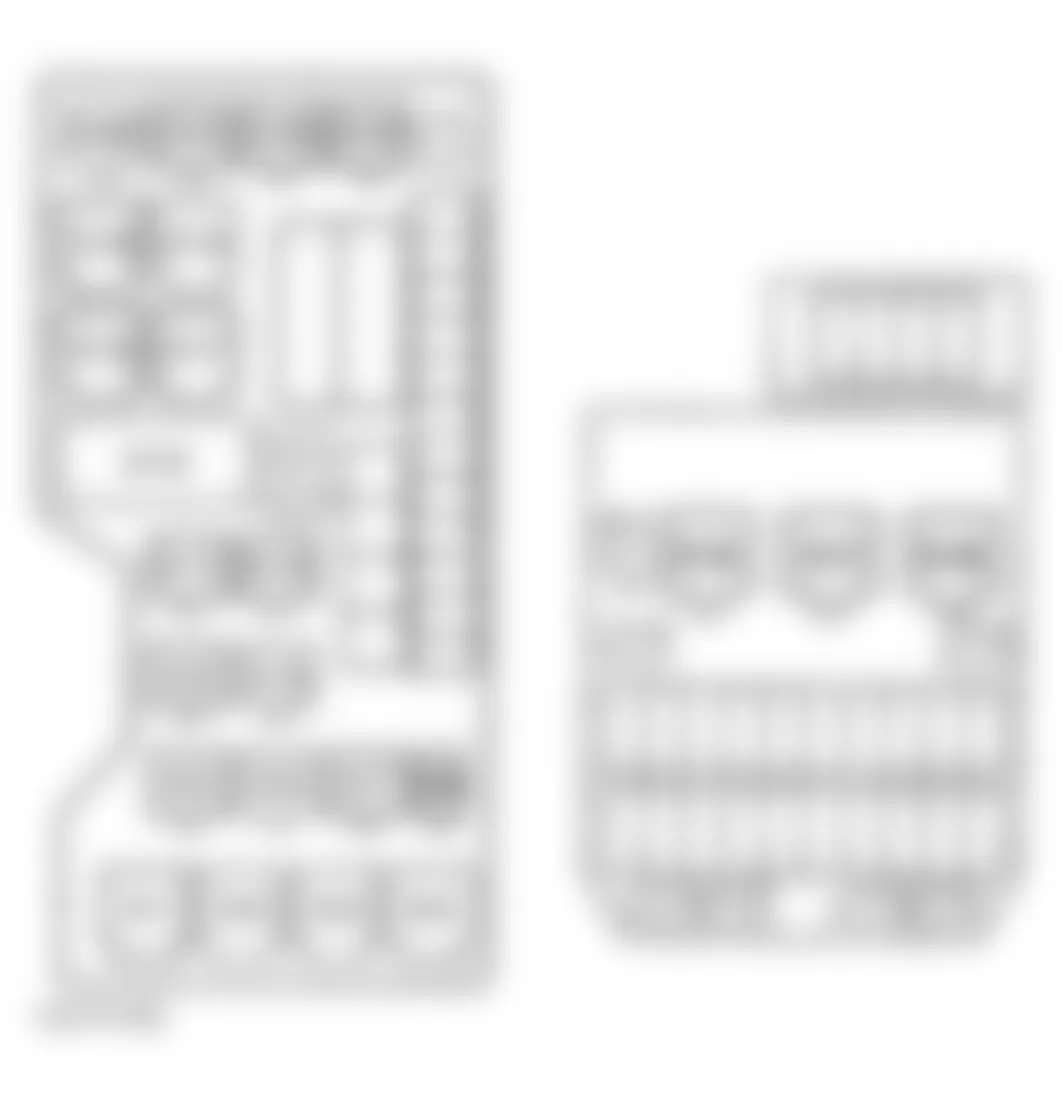 Isuzu Trooper Limited 1998 - Component Locations -  Relay Identification