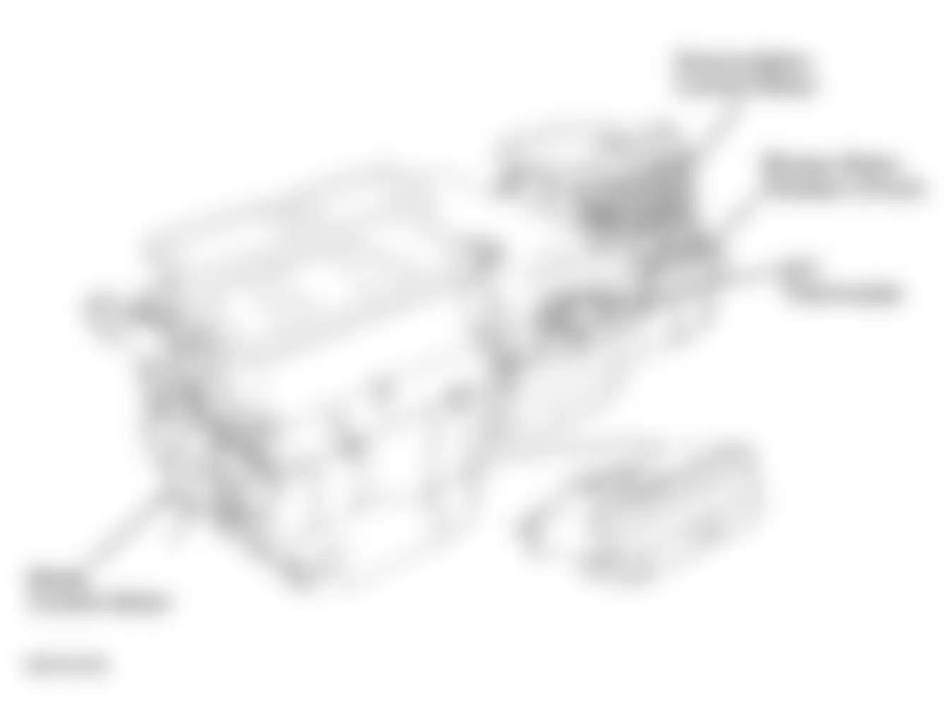 Isuzu Oasis 1999 - Component Locations -  Heater-A/C Assembly