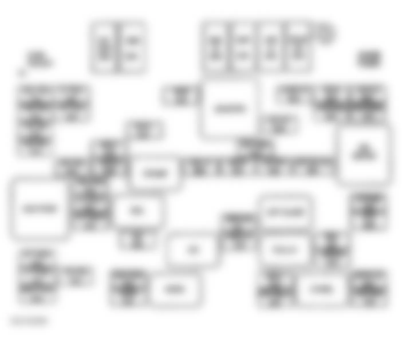 Isuzu Hombre S 2000 - Component Locations -  Identifying Under Hood Relay & Fuse Box Components