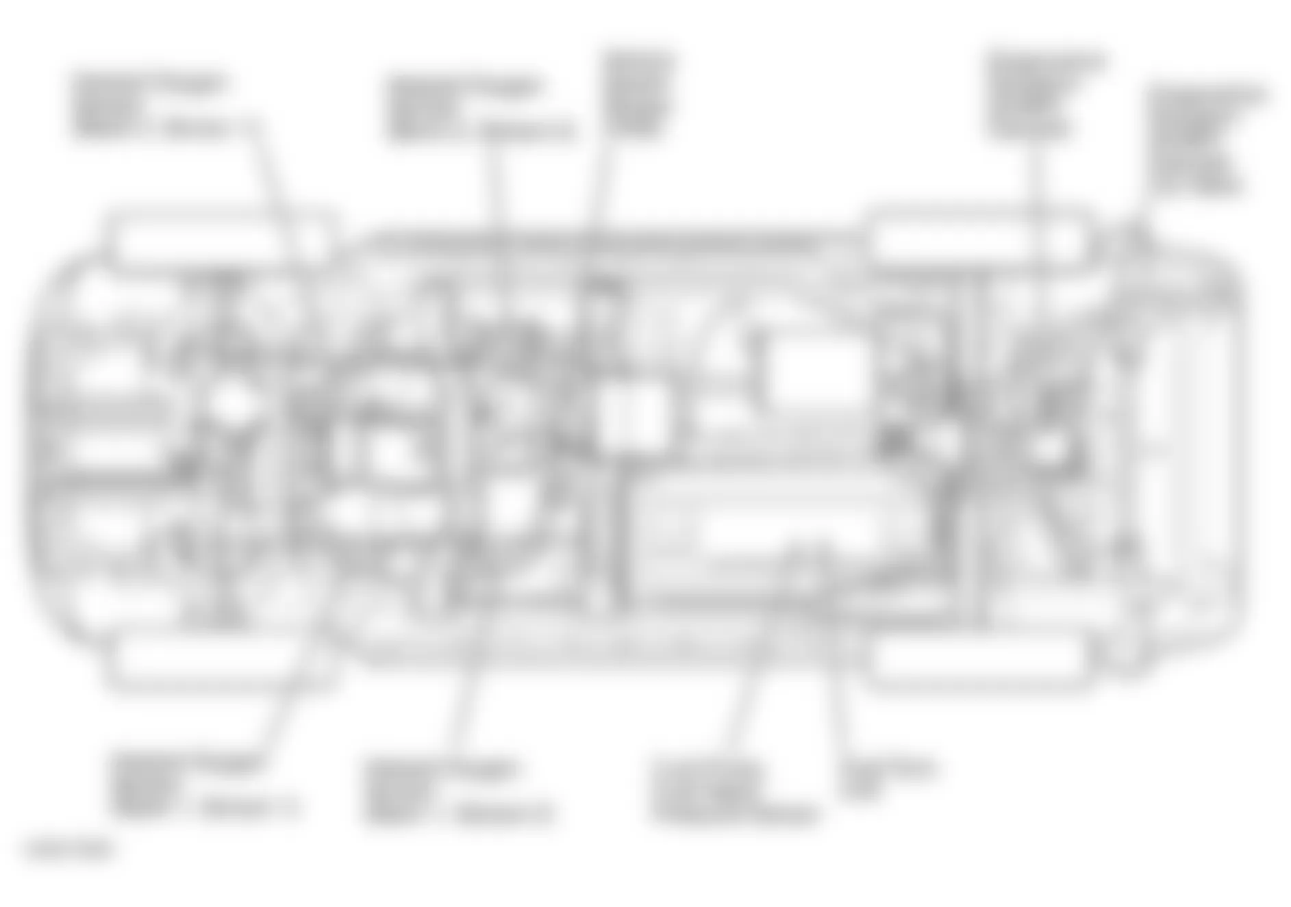 Isuzu Axiom 2002 - Component Locations -  Undercarriage (4WD)