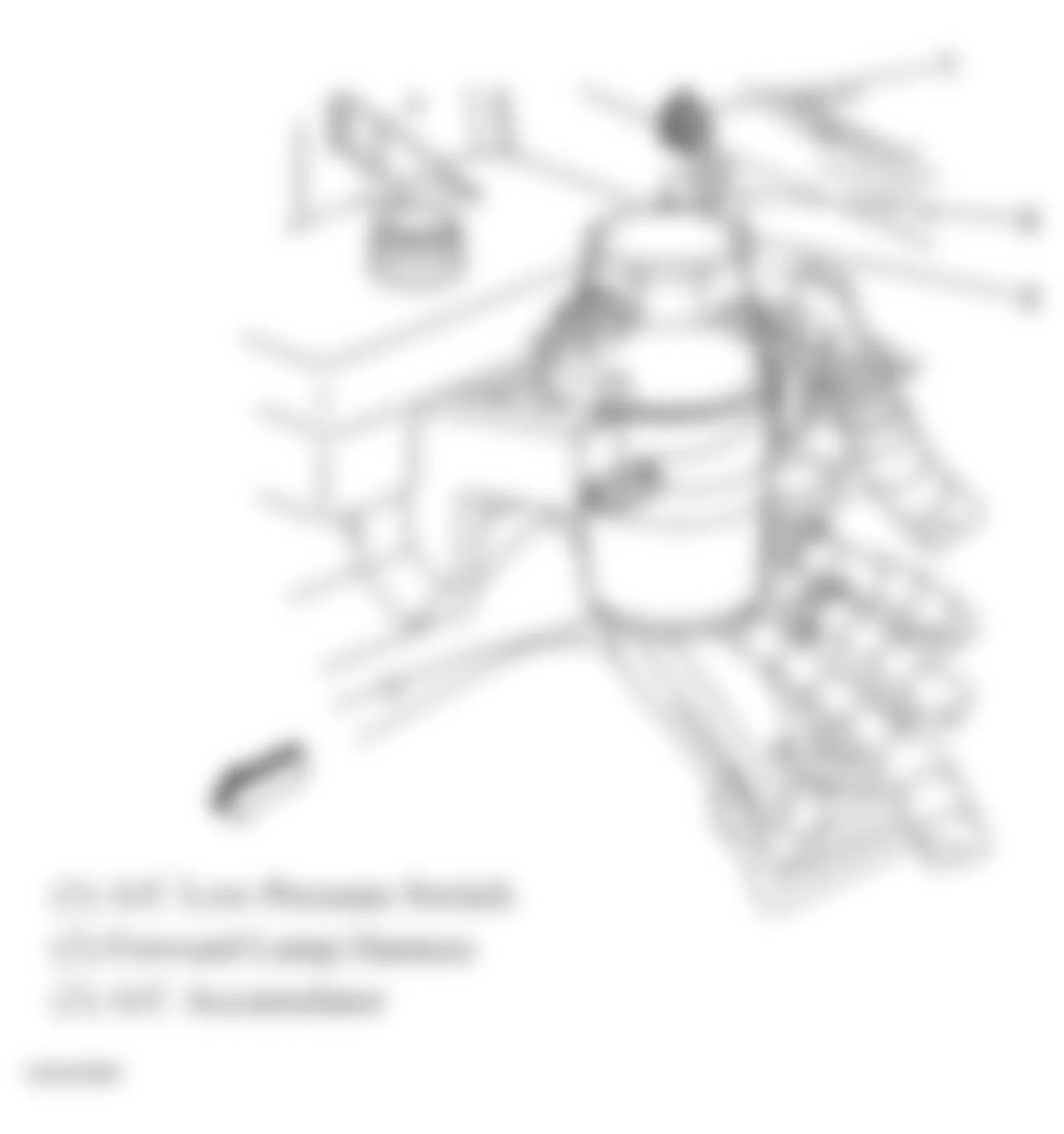 Isuzu Ascender S 2007 - Component Locations -  Right Rear Of Engine Compartment