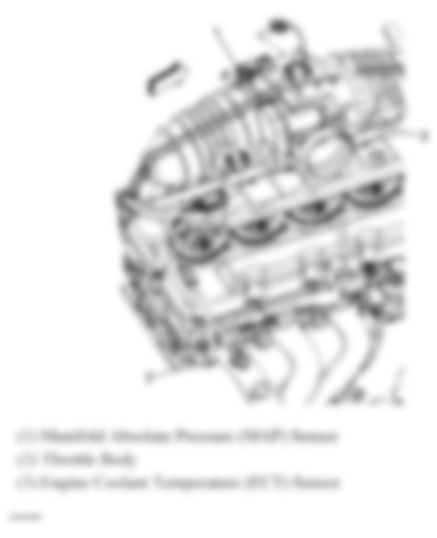 Isuzu Ascender S 2007 - Component Locations -  Upper Right Side Of Engine