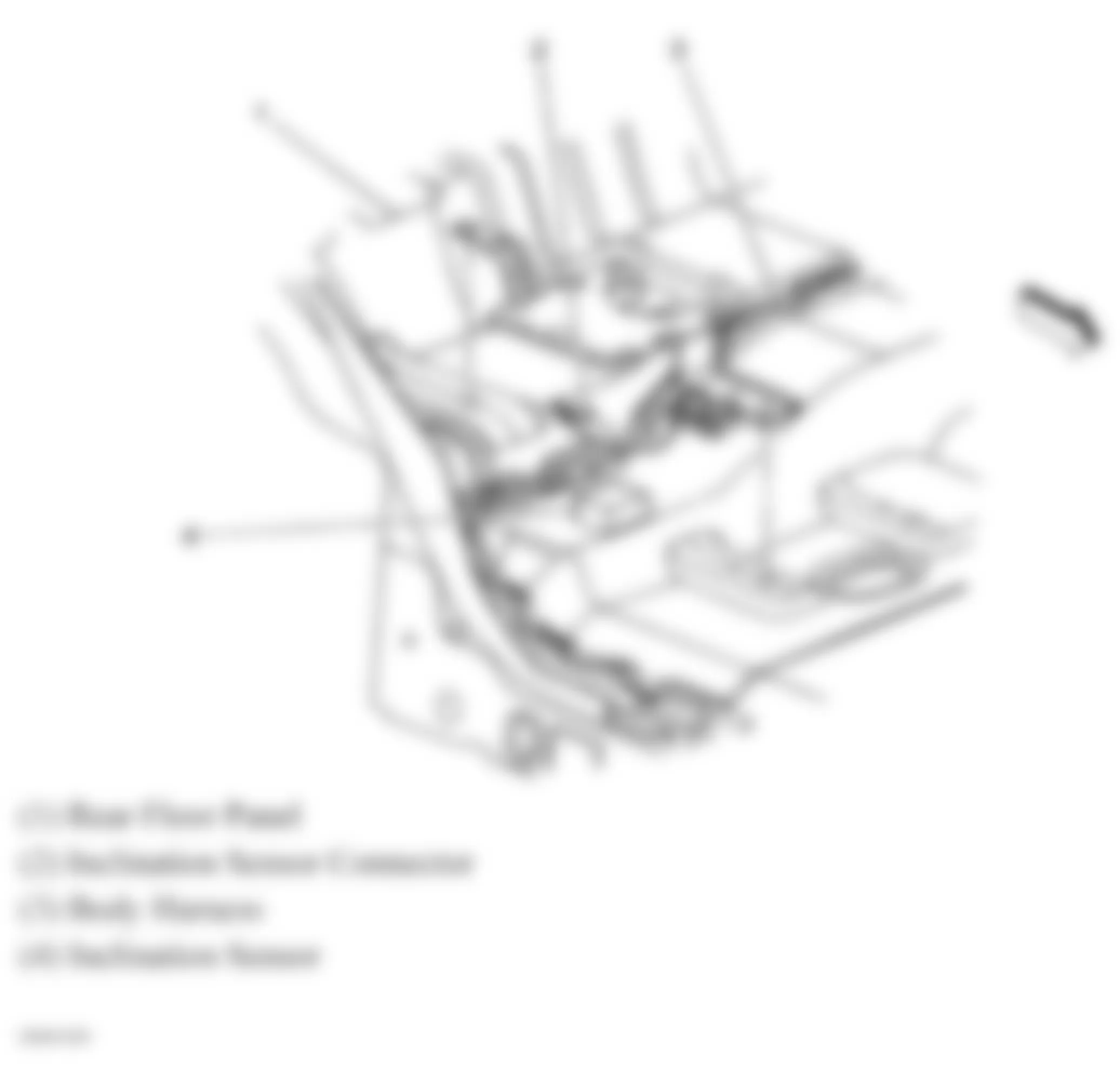 Isuzu Ascender S 2007 - Component Locations -  Rear Floor