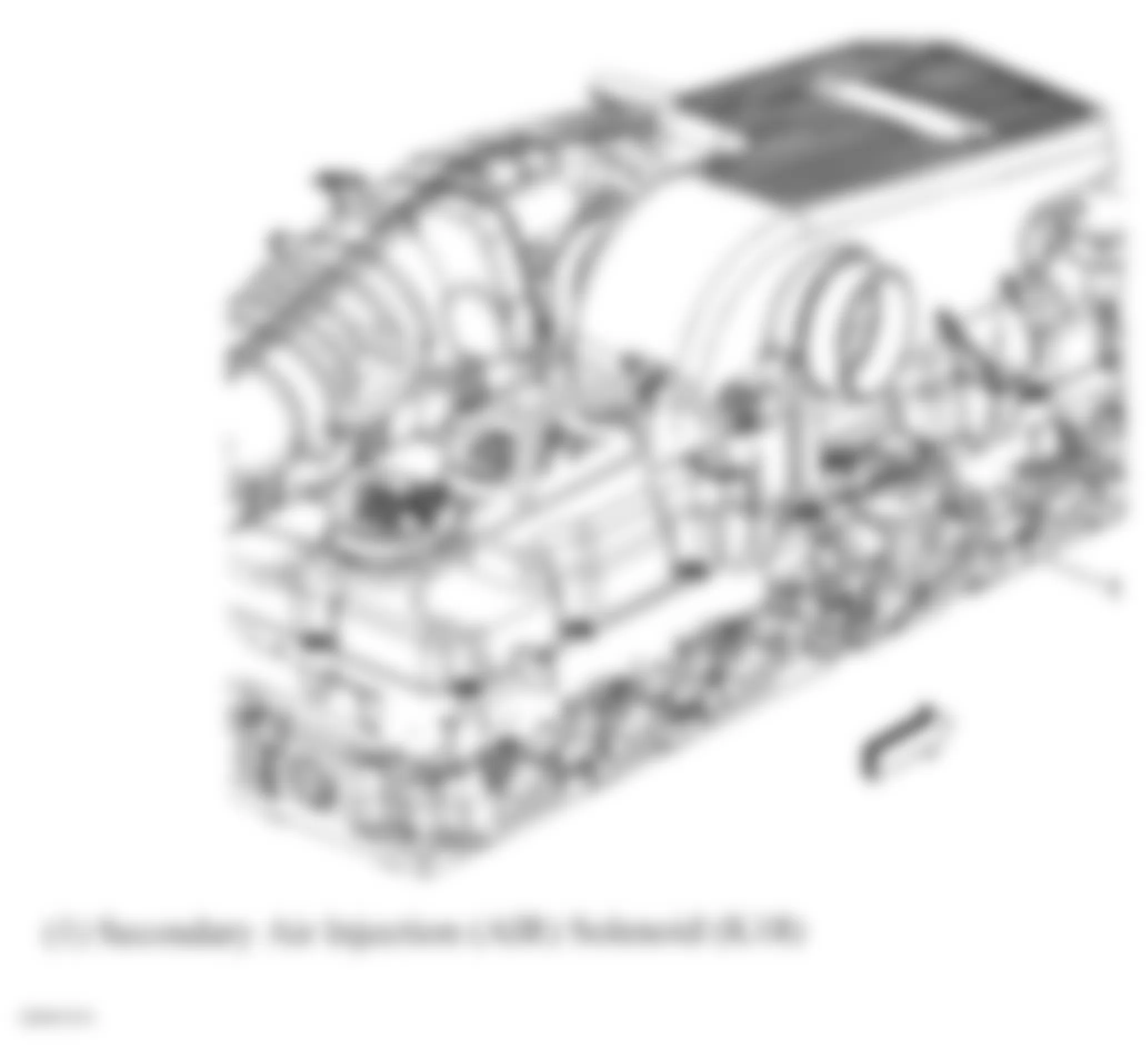 Isuzu Ascender S 2007 - Component Locations -  Upper Right Side Of Engine