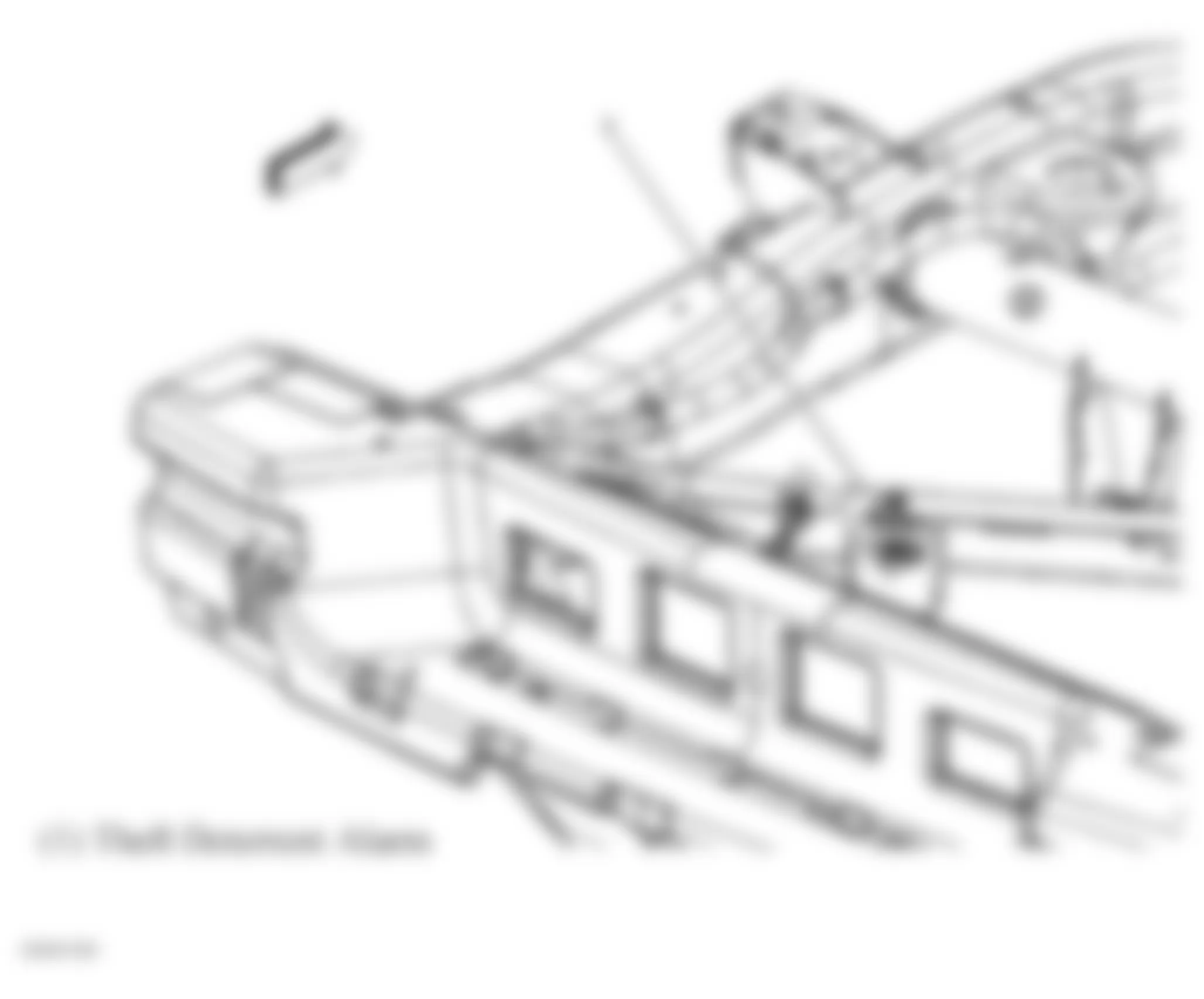 Isuzu Ascender S 2007 - Component Locations -  Rear Chassis