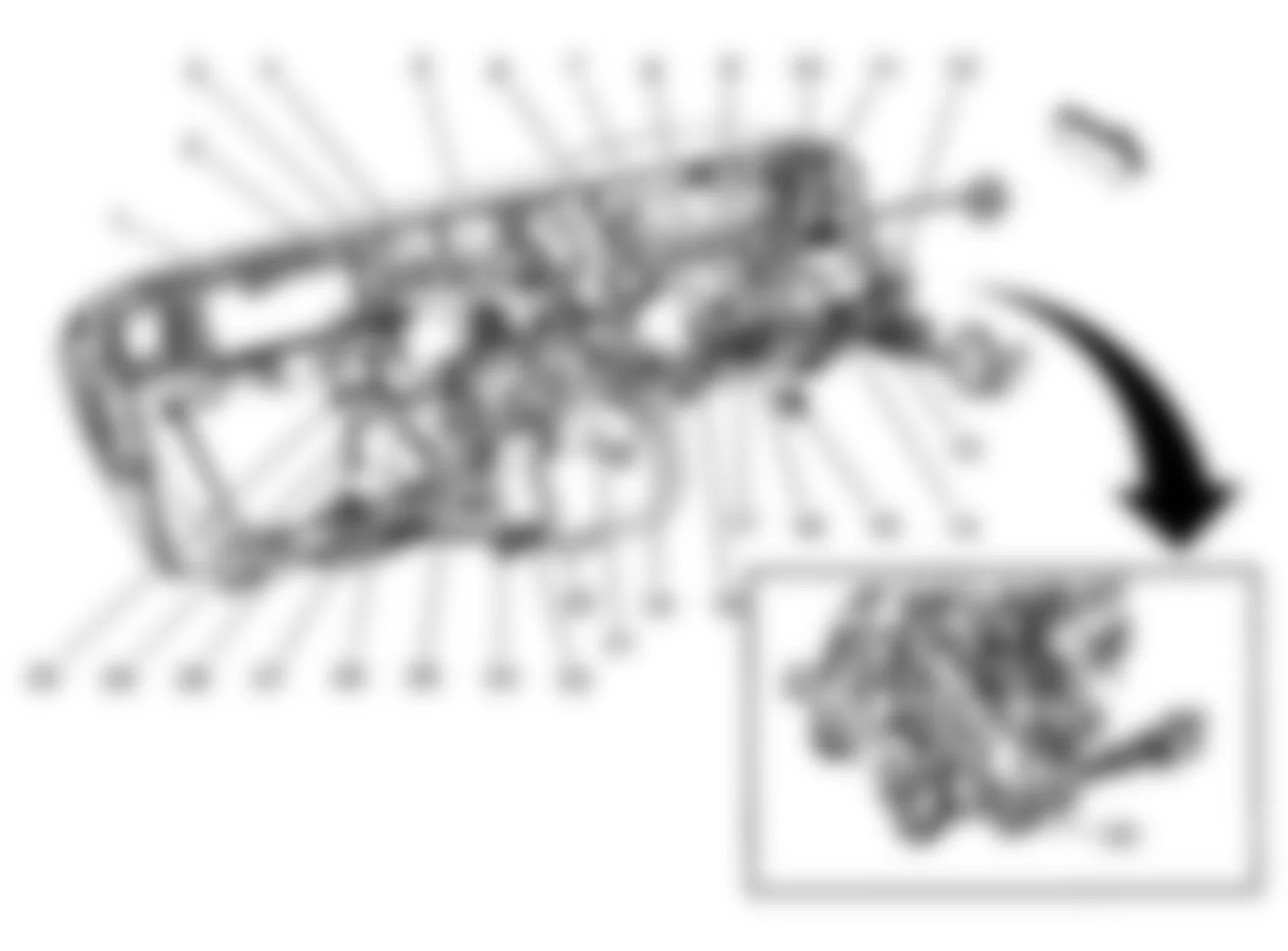 Isuzu Ascender LS 2008 - Component Locations -  Rear Of Dash