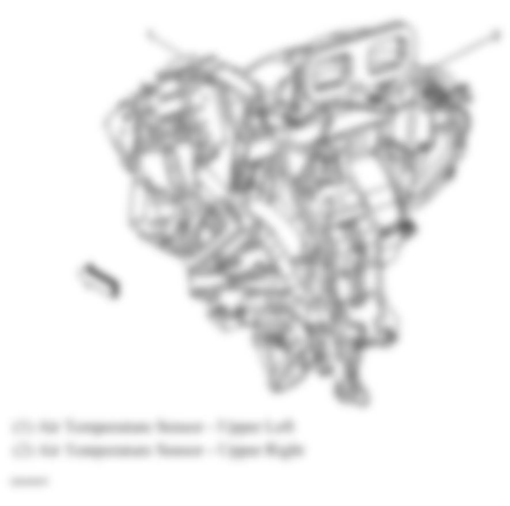 Isuzu Ascender LS 2008 - Component Locations -  Air Duct In Instrument Panel Carrier