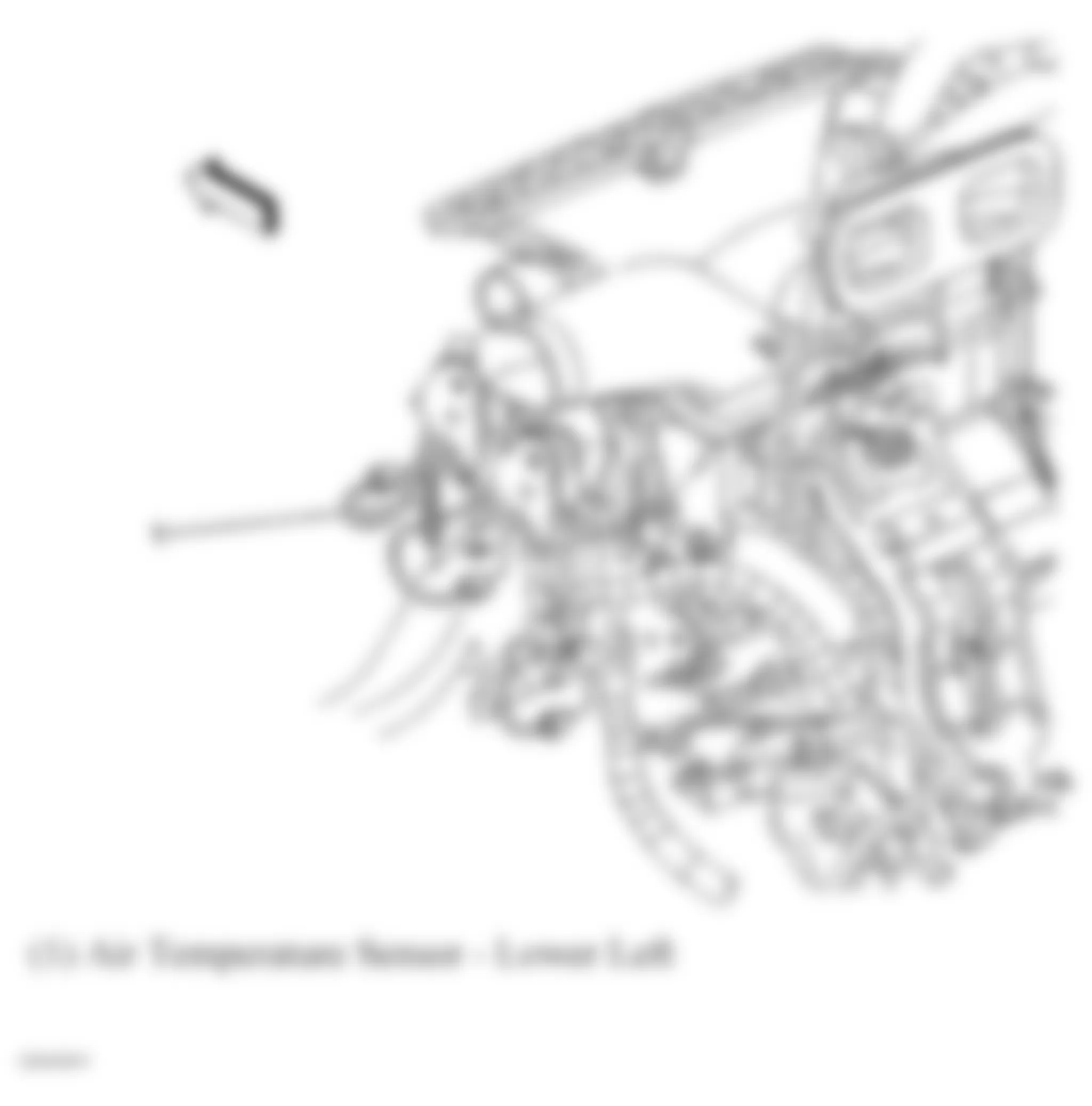 Isuzu Ascender LS 2008 - Component Locations -  Center Section Of Instrument Panel Carrier