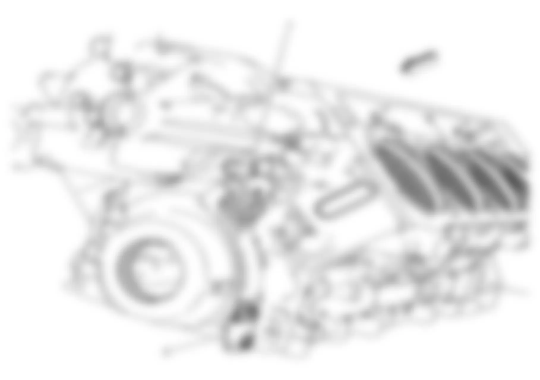 Isuzu Ascender LS 2008 - Component Locations -  Camshaft Position (CMP) Sensor