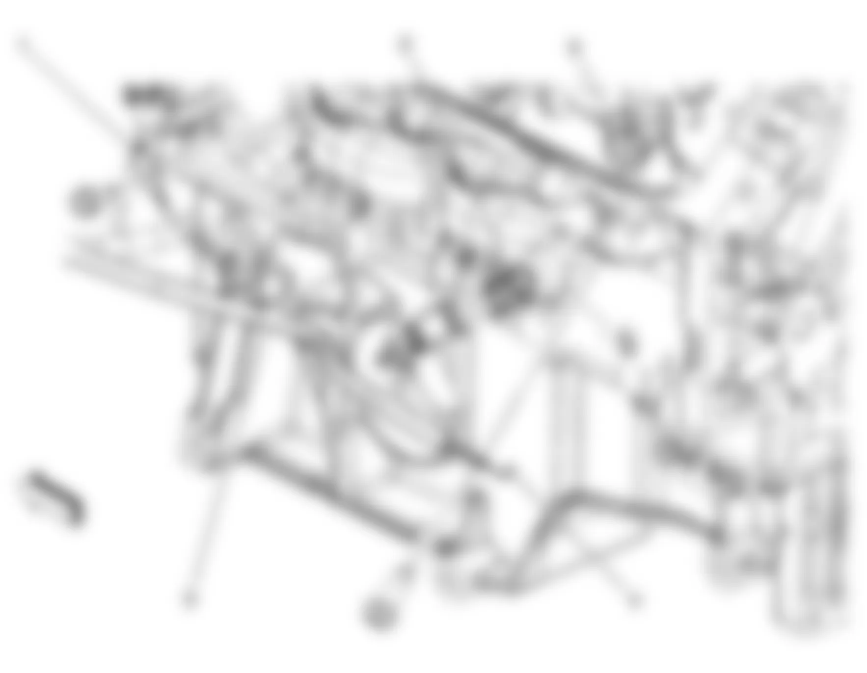 Isuzu Ascender LS 2008 - Component Locations -  Lower Left Side Of Engine