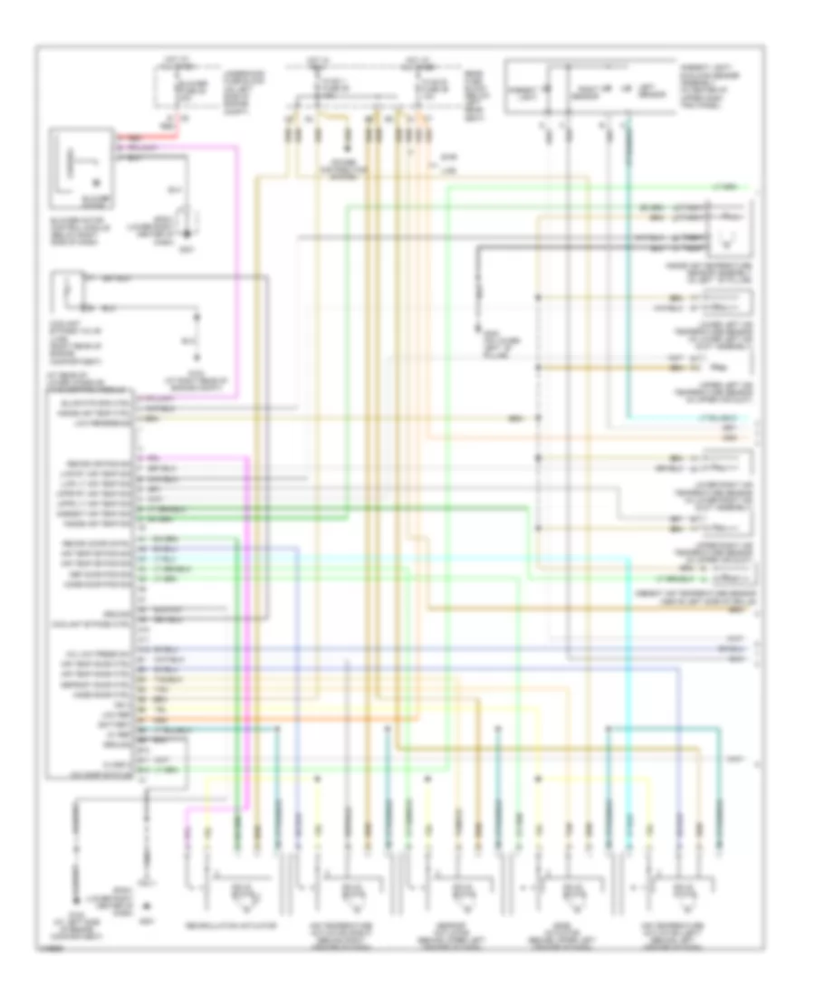 Automatic A C Wiring Diagram 1 of 3 for Isuzu Ascender Limited 2005