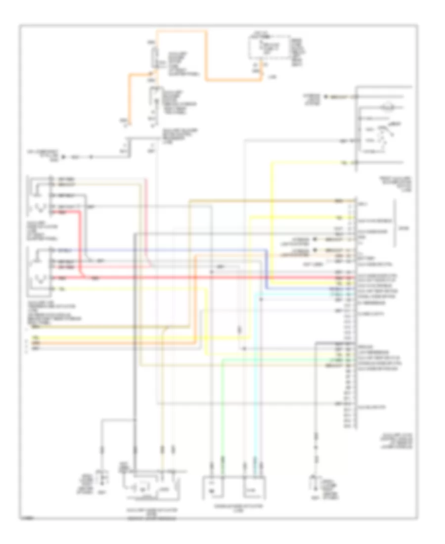 Manual A C Wiring Diagram 3 of 3 for Isuzu Ascender Limited 2005