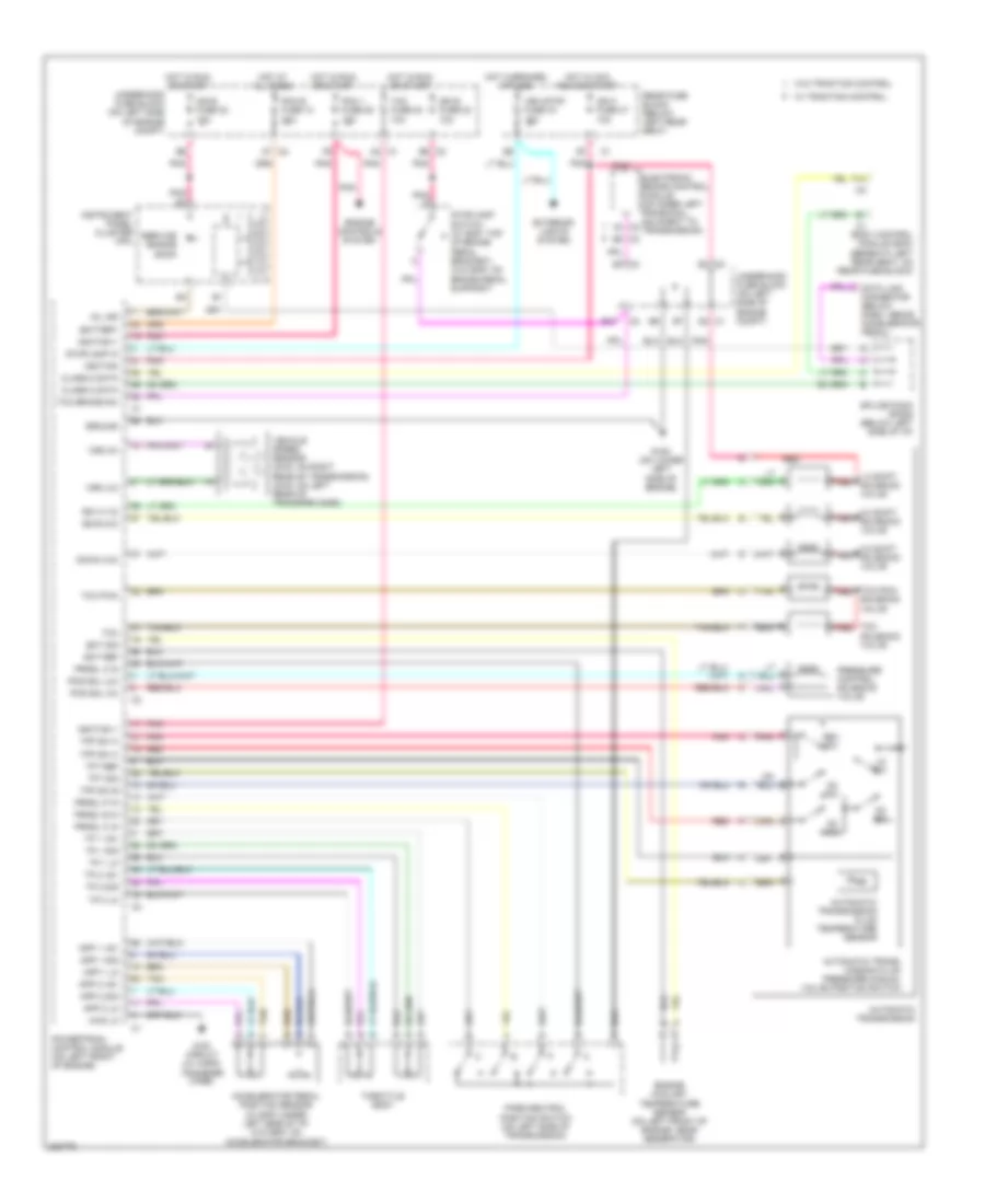 4 2L A T Wiring Diagram for Isuzu Ascender Limited 2005
