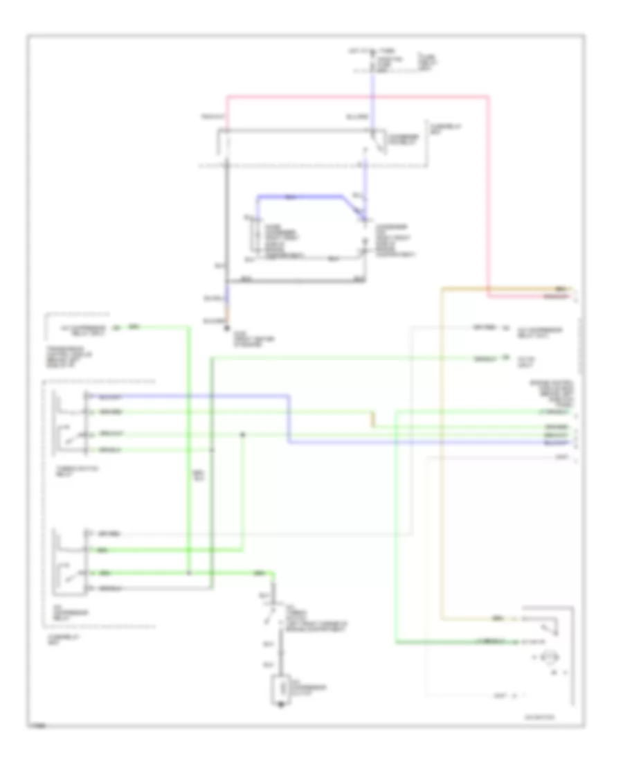 3 2L A C Wiring Diagram Late Production 1 of 2 for Isuzu Rodeo LS 1995