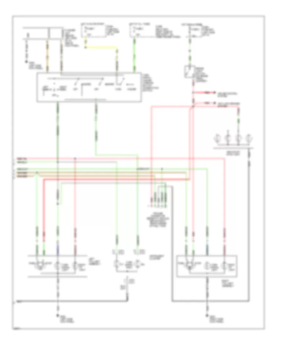 Exterior Lamps Wiring Diagram Early Production 2 of 2 for Isuzu Rodeo LS 1995