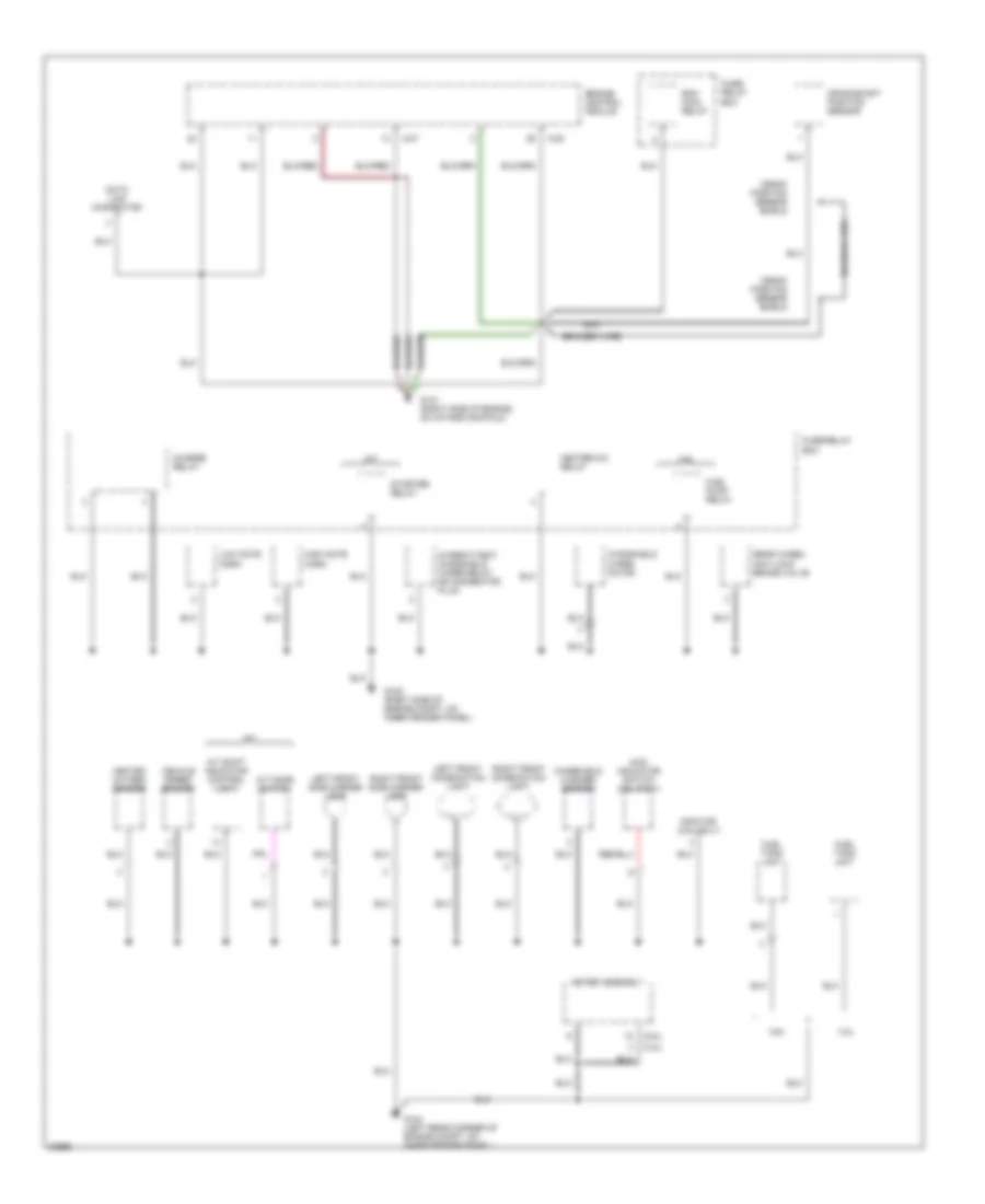 Ground Distribution Wiring Diagram Late Production 2 of 3 for Isuzu Rodeo LS 1995