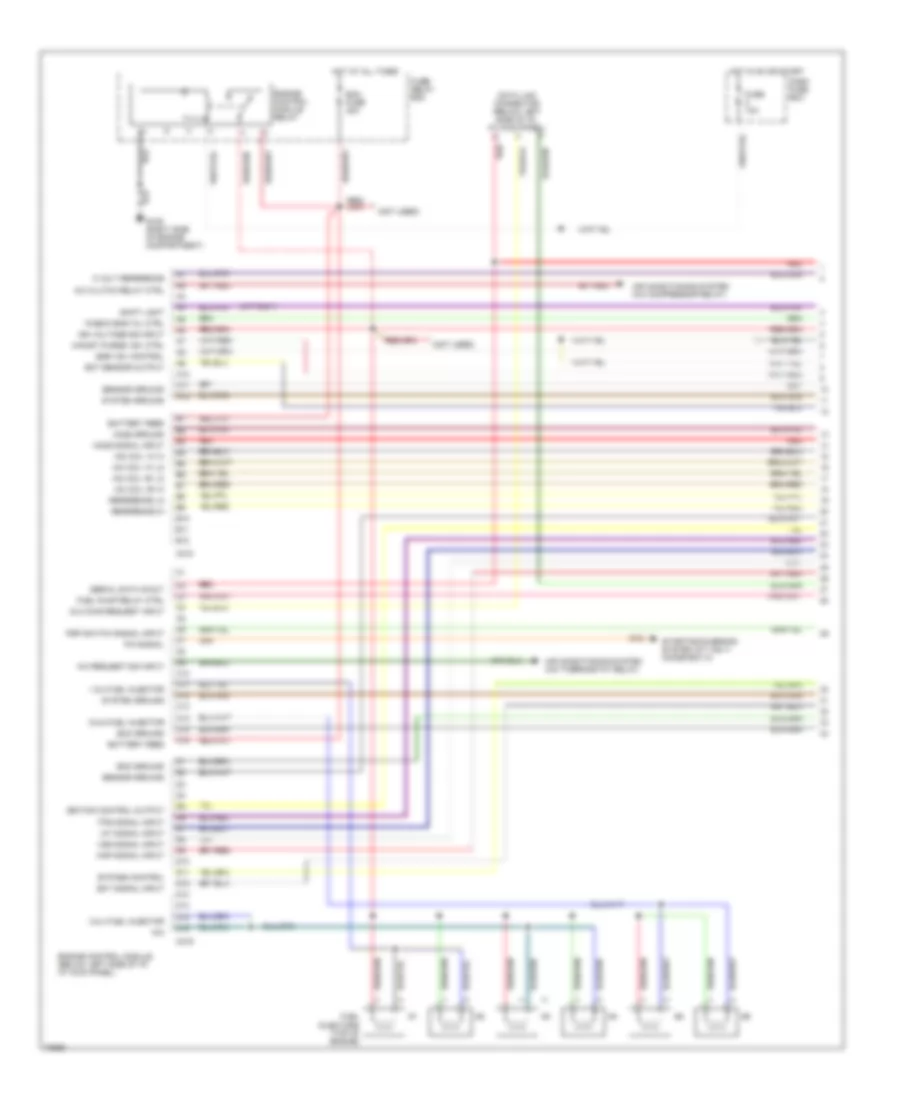 3.2L, Engine Performance Wiring Diagrams (1 of 3) for Isuzu Rodeo S 1995