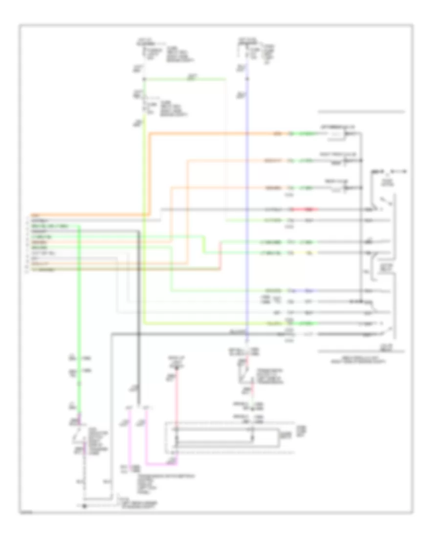 All Wheel ABS Wiring Diagram 2 of 2 for Isuzu Trooper Limited 1995