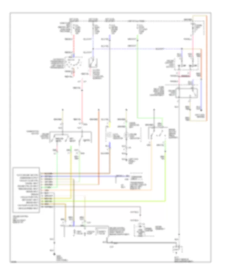 Cruise Control Wiring Diagram for Isuzu Trooper Limited 1995