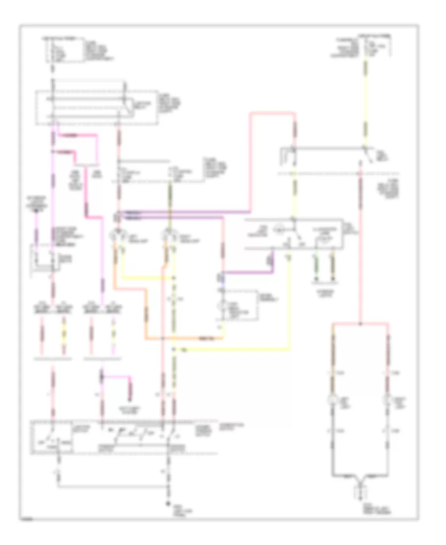 Headlamps Fog Lamps Wiring Diagram for Isuzu Trooper Limited 1995