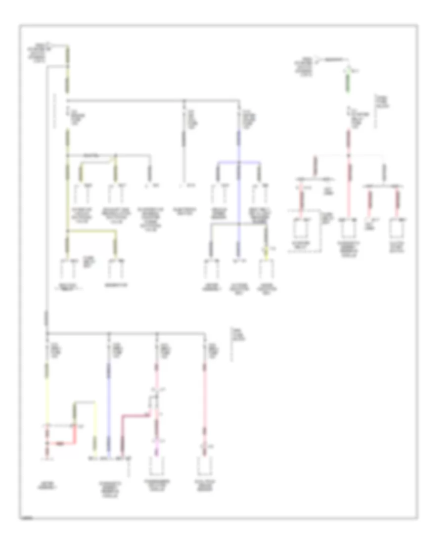 Power Distribution Wiring Diagram (3 of 3) for Isuzu Trooper Limited 1995