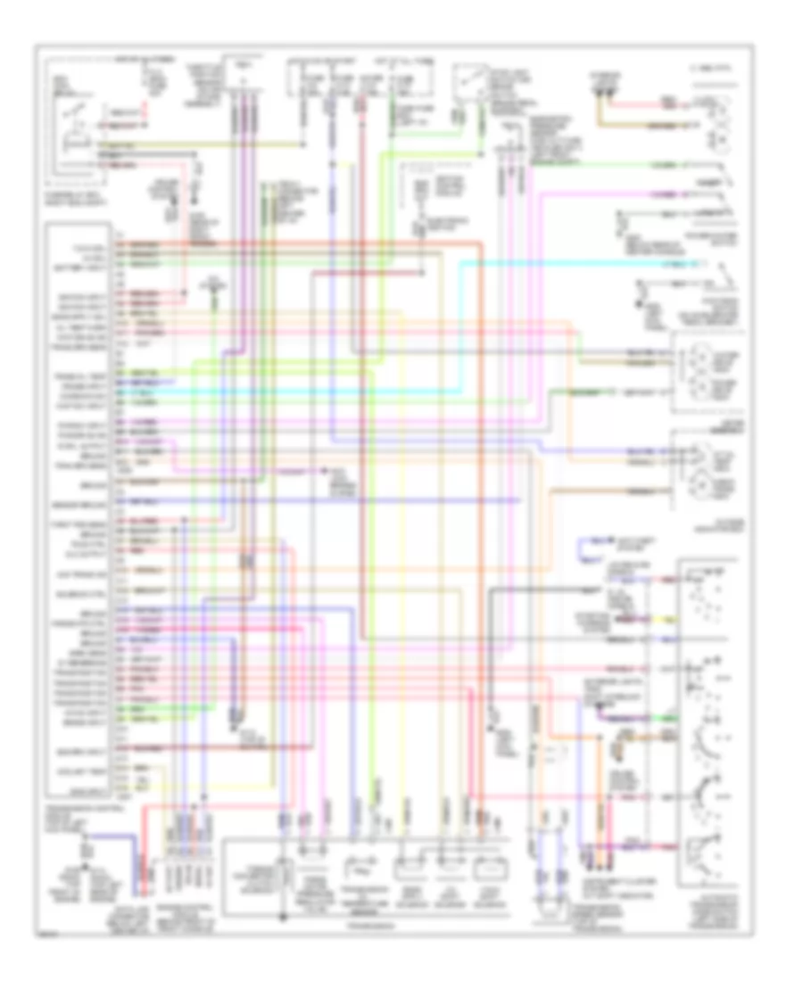 Transmission Wiring Diagram for Isuzu Trooper Limited 1995