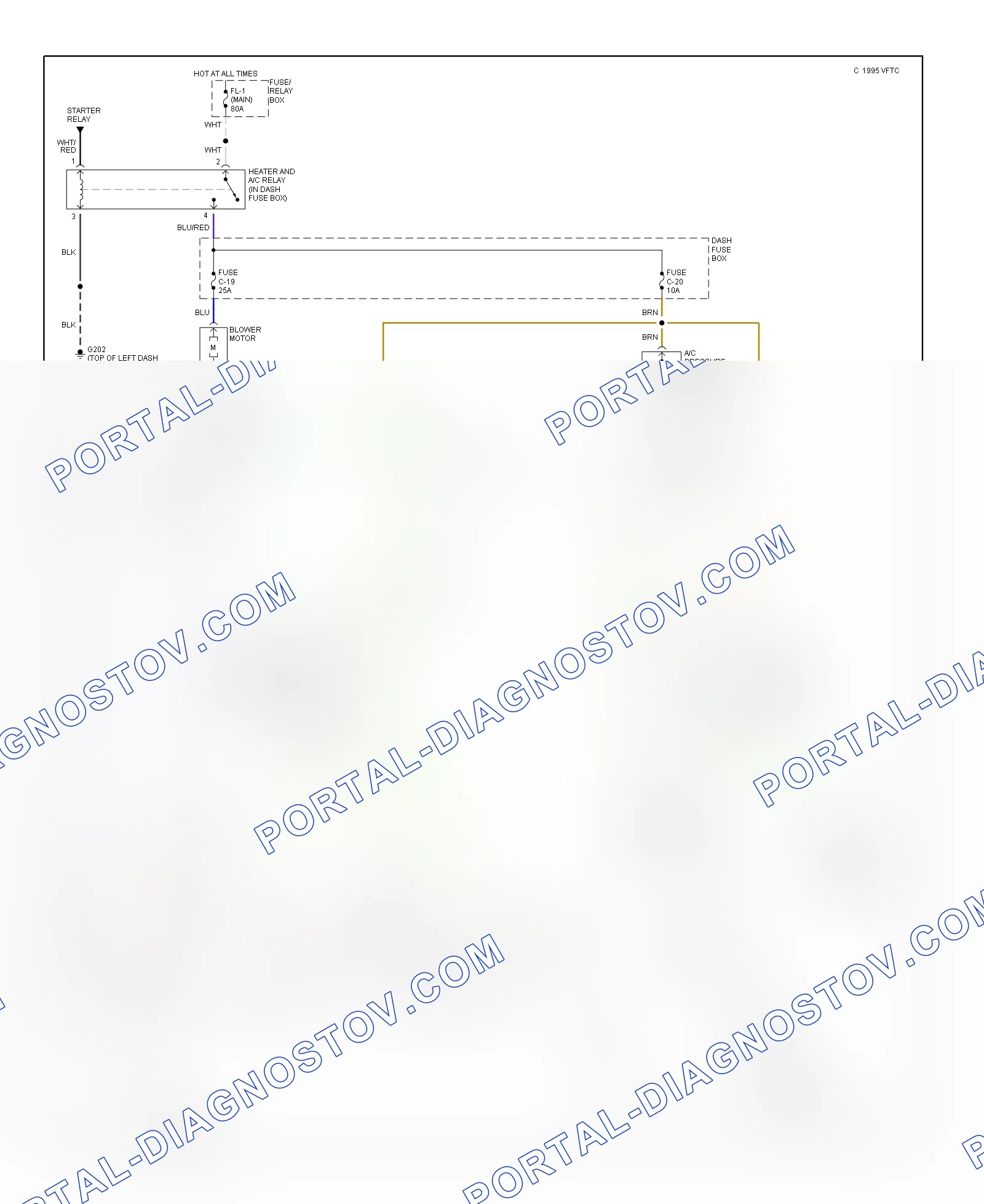 A C Wiring Diagram for Isuzu Trooper LS 1995